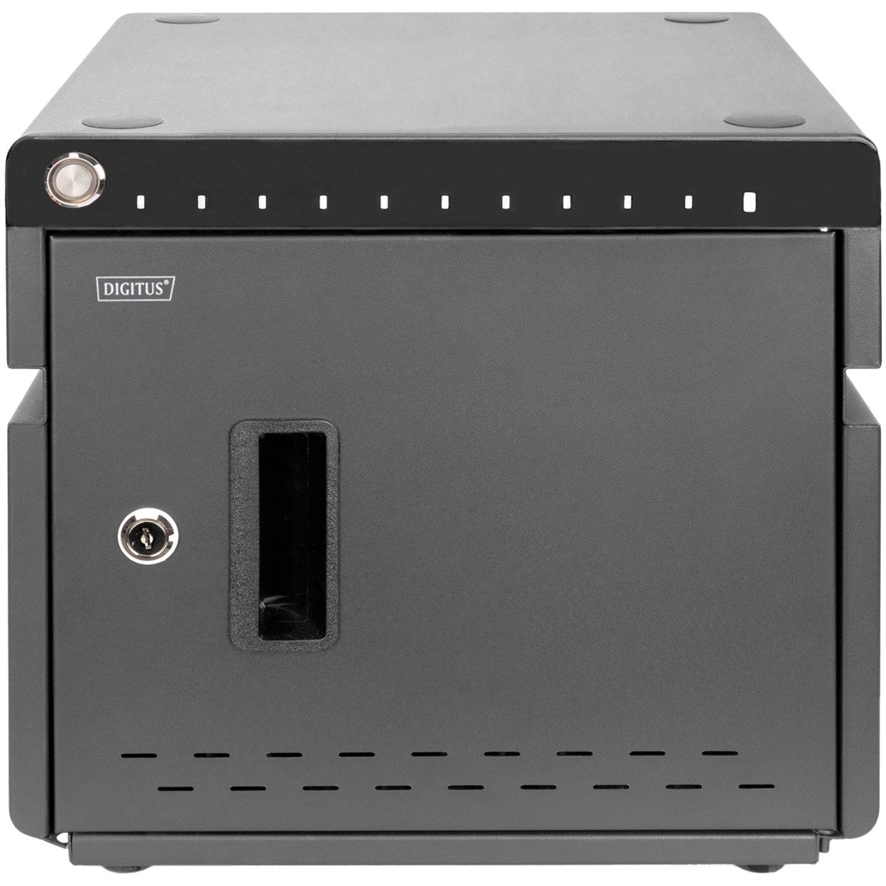 Digitus Mobiler Desktop Ladeschrank, 10 Ladestationen, für Tablets bis 14″ | 04016032486145 Digitus Mobiler Desktop Ladeschrank, 10 Ladestationen, für Tablets bis 14″ | 04016032486145