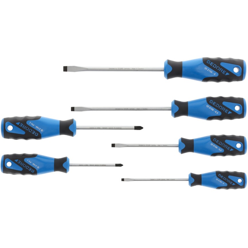 Gedore 3K-Schraubendreher-Satz, 6-teilig | 04010886812372 Gedore 3K-Schraubendreher-Satz, 6-teilig | 04010886812372