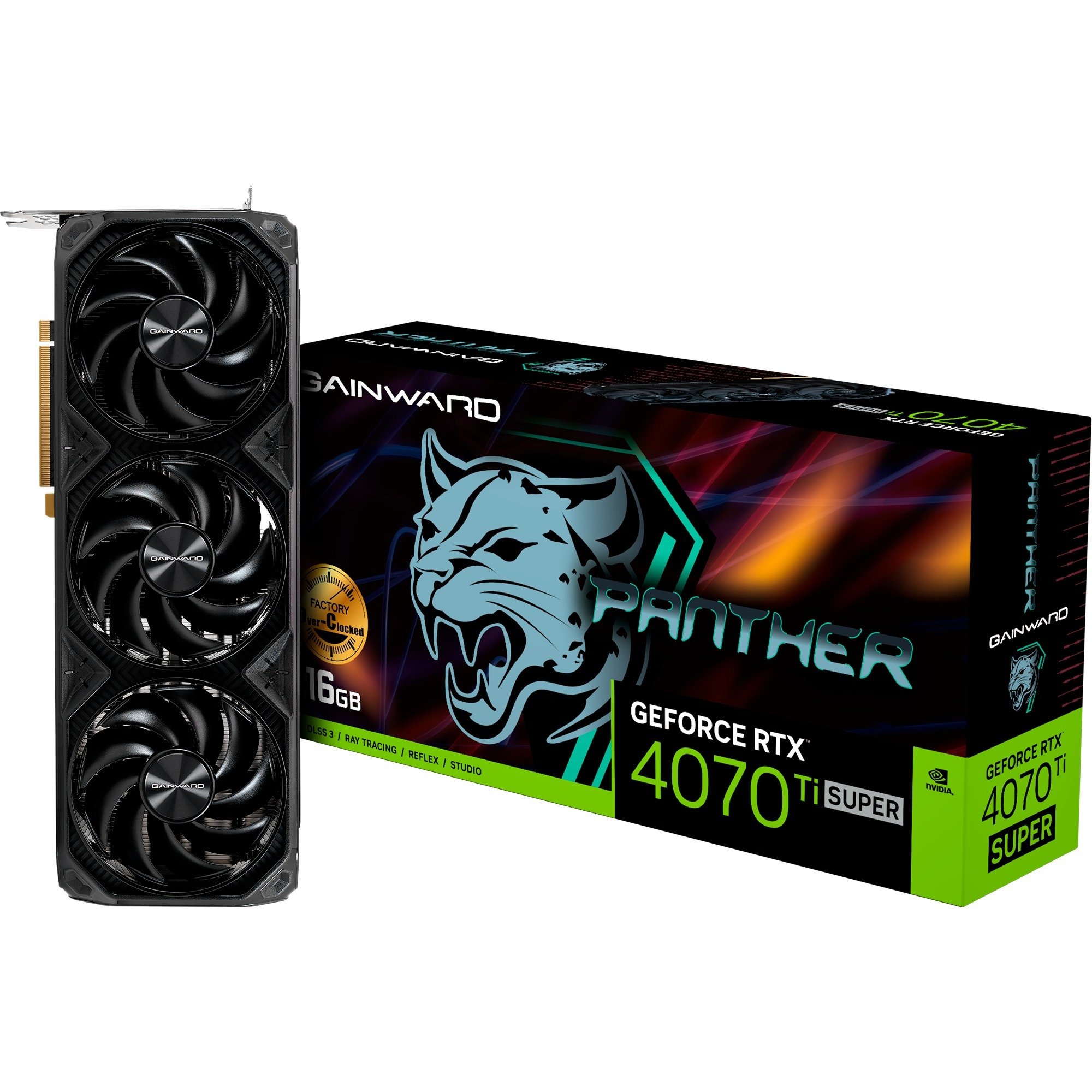 Gainward GeForce RTX 4070 Ti SUPER Panther OC, Grafikkarte | 04710562244434 Gainward GeForce RTX 4070 Ti SUPER Panther OC, Grafikkarte | 04710562244434