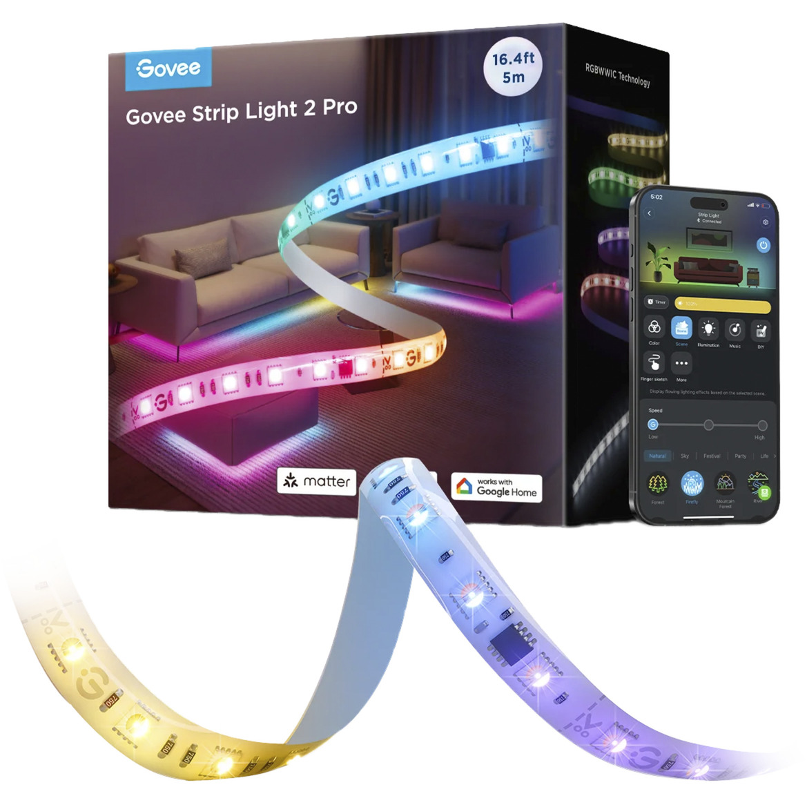 Strip Light 2 Pro 5 Meter, LED-Streifen