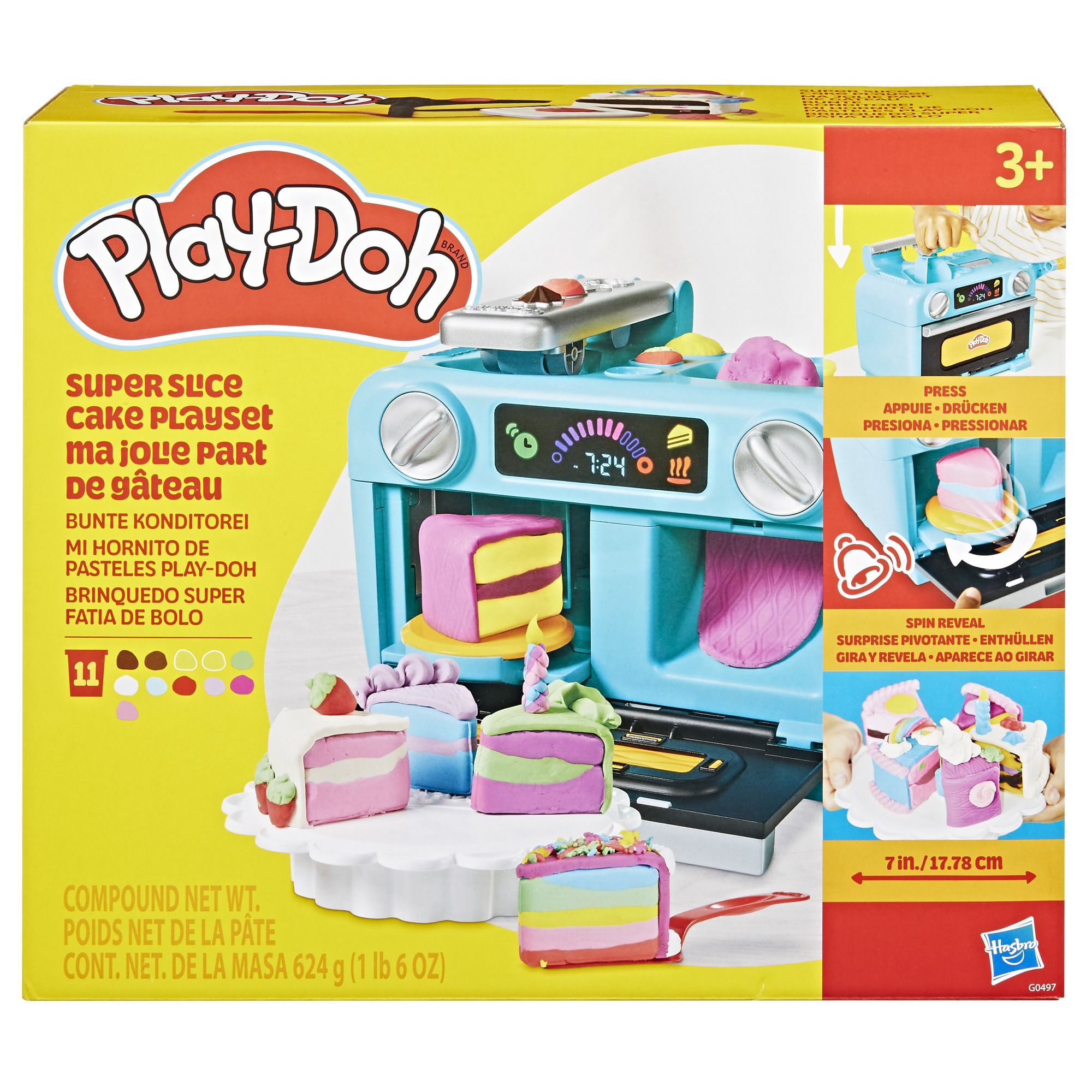 Play-Doh Konditorei Spielset mit Knetbackofen und Zubehör