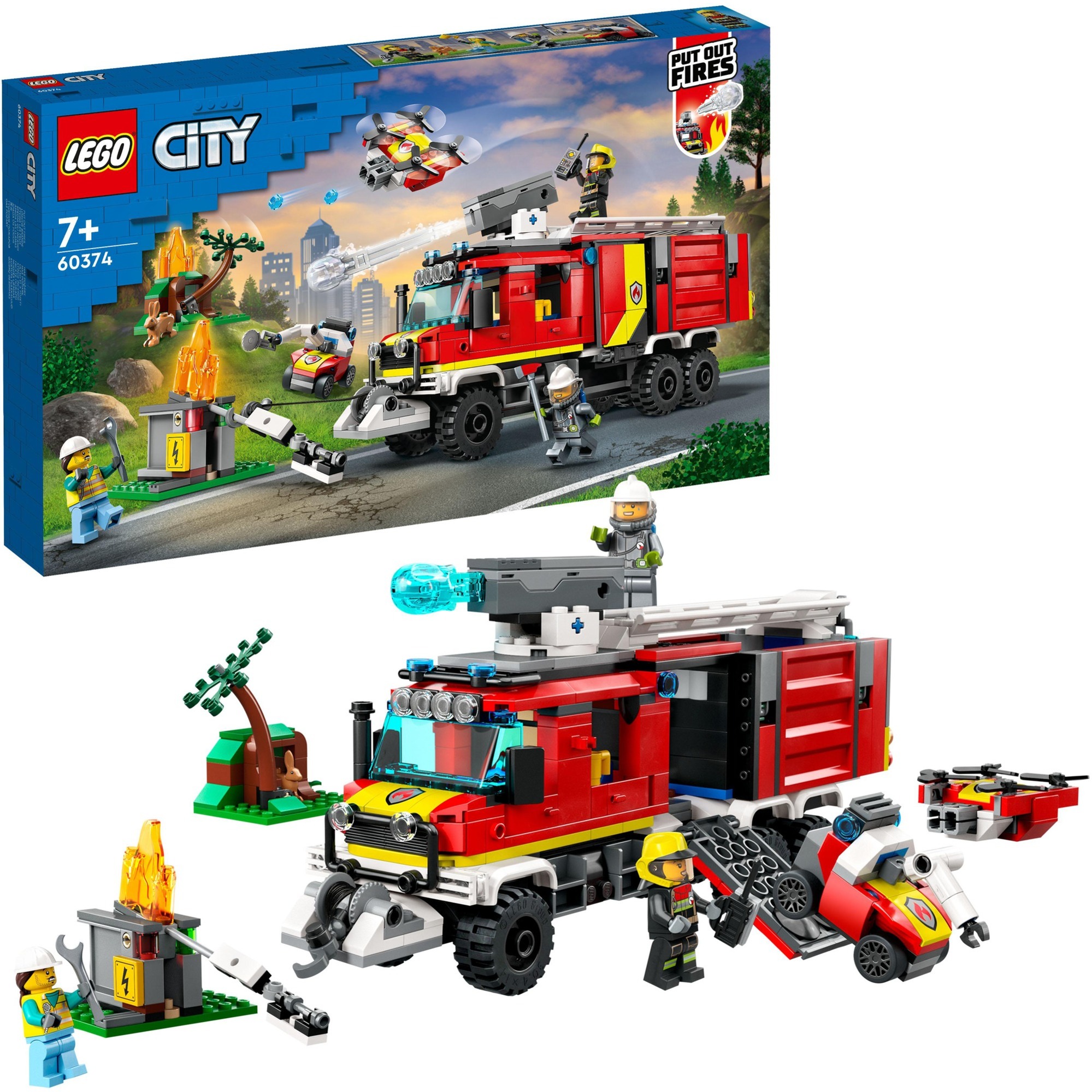 60374 City Einsatzleitwagen der Feuerwehr, Konstruktionsspielzeug