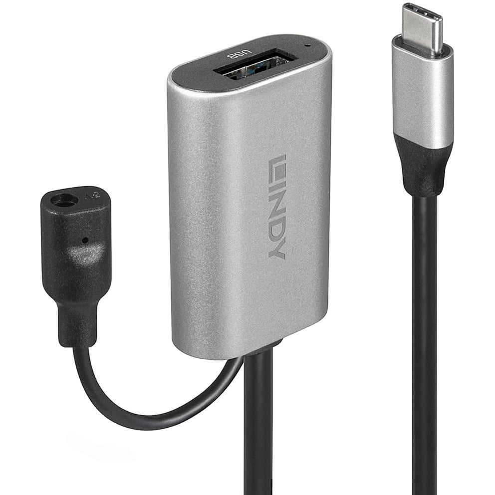 USB 3.2 Gen 1 Aktivverlängerungskabel, USB-C Stecker > USB-A Buchse