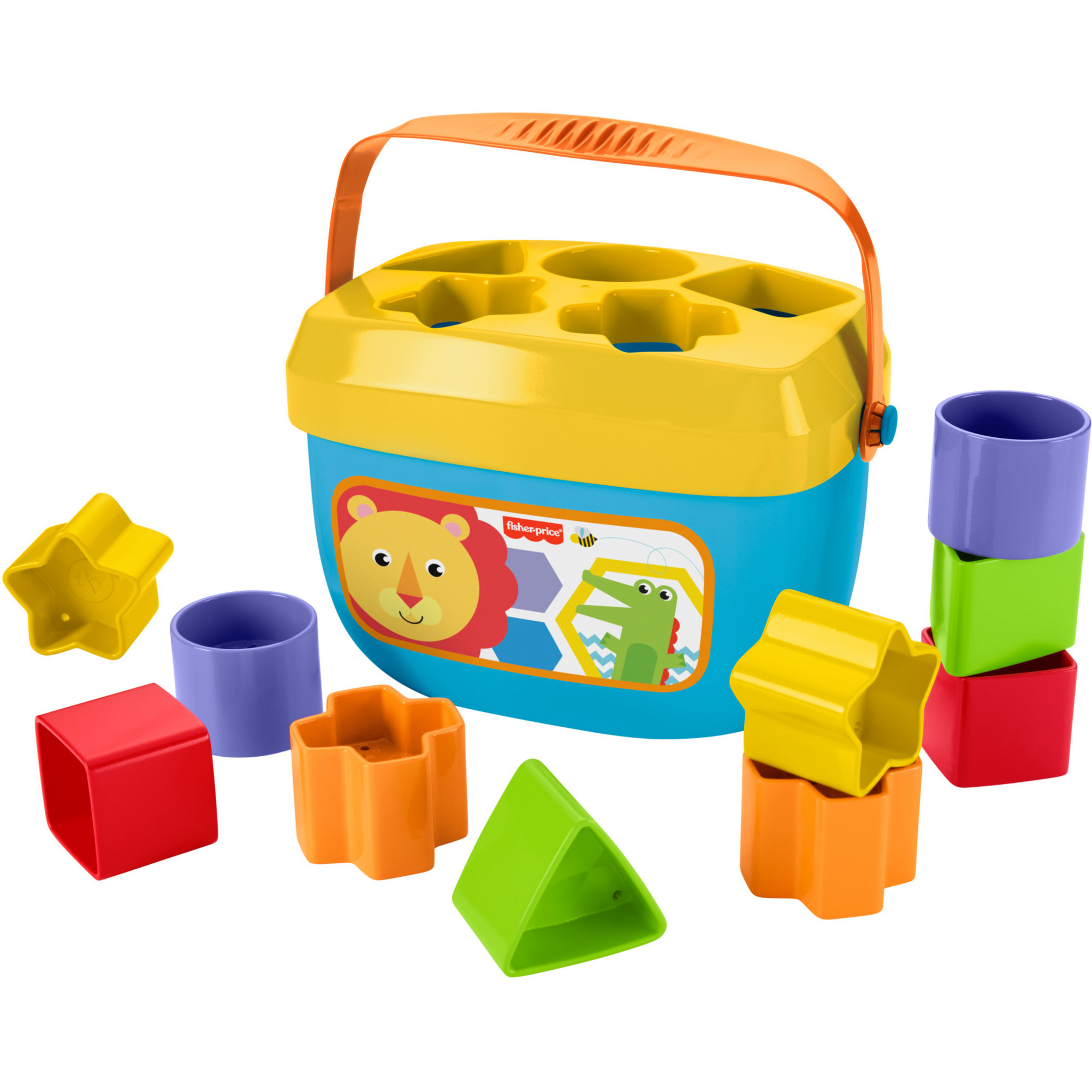Babys erste Bausteine - Steckspiel mit bunten Formen zum Sortieren ab 6 Monaten