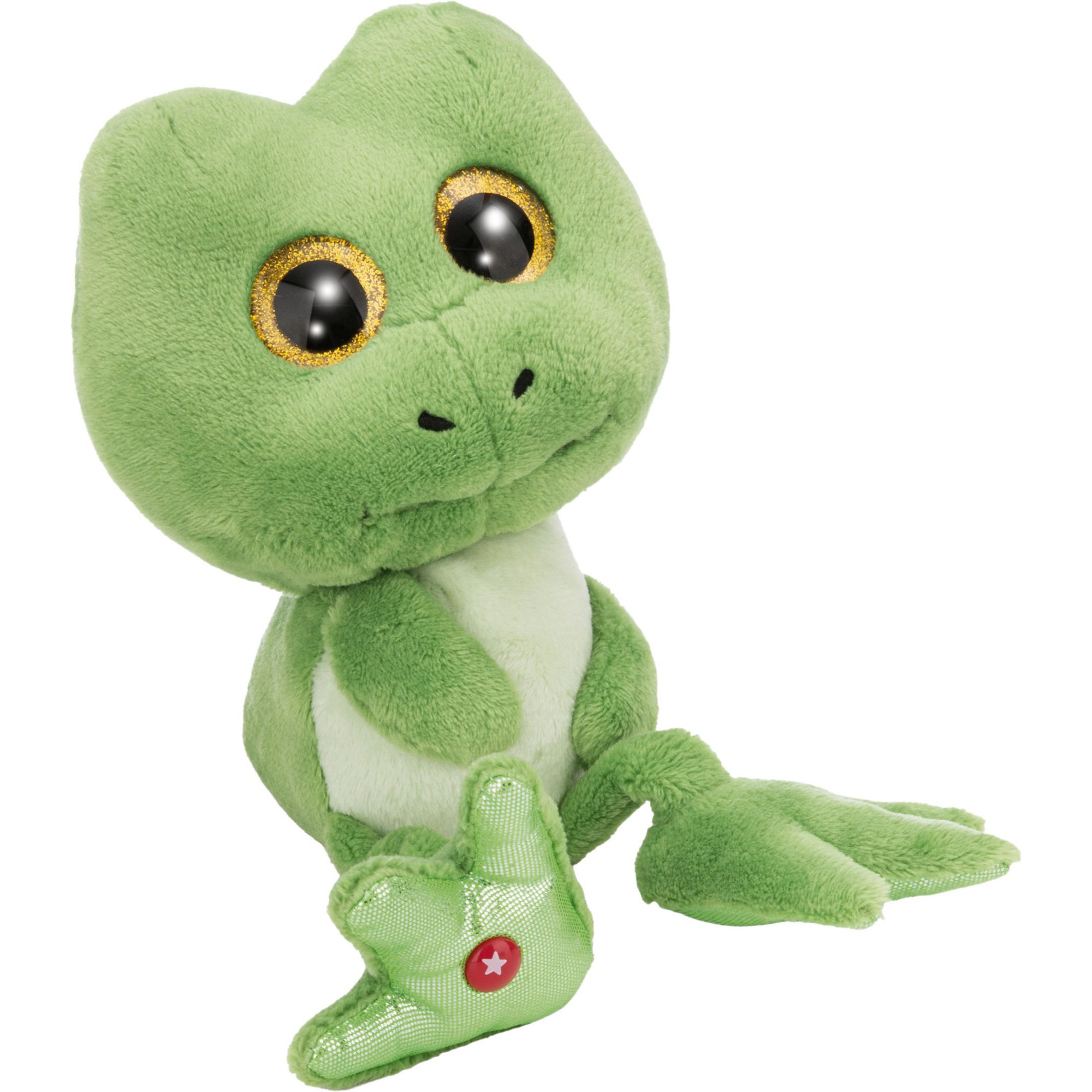 Frosch Jummi 15 Zentimeter schlenkernd, Kuscheltier