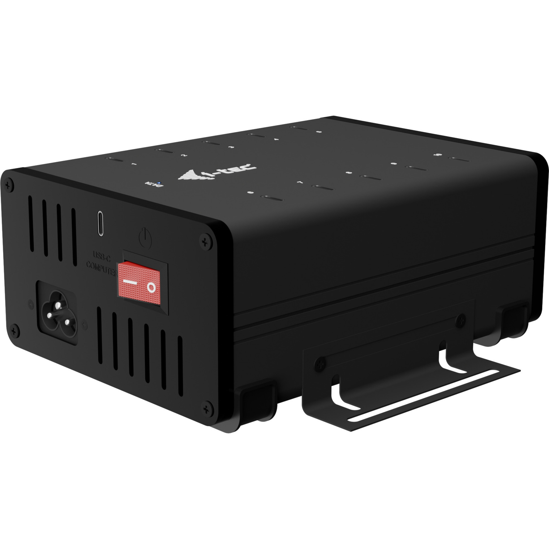 USB-C/USB-A Metal Charging + data HUB, 15W per port, 10x USB-C, USB-Hub