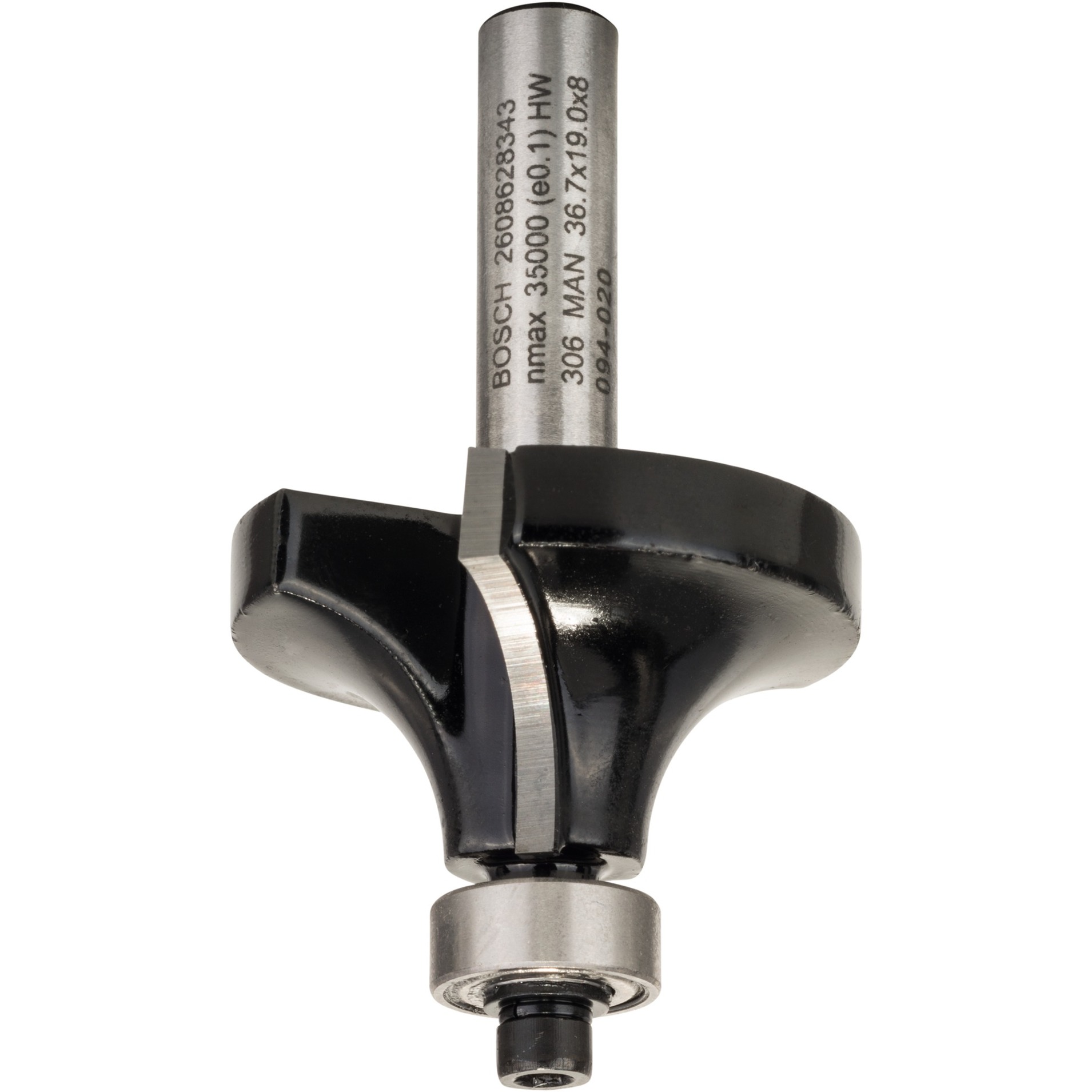 PRO Wood Abrundfräser, Radius 12mm