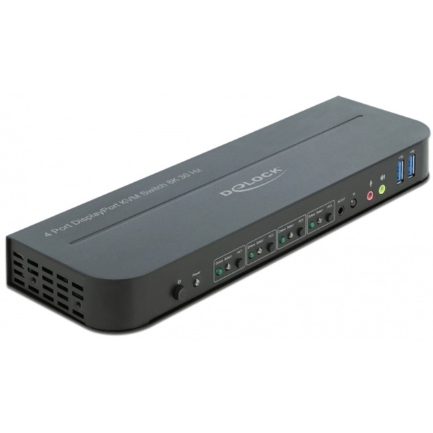 Delock DP 1.4 KVM Switch – 8K 30Hz mit SB 3.2 Gen 1, KVM-Switch | 04043619114849 Delock DP 1.4 KVM Switch – 8K 30Hz mit SB 3.2 Gen 1, KVM-Switch | 04043619114849