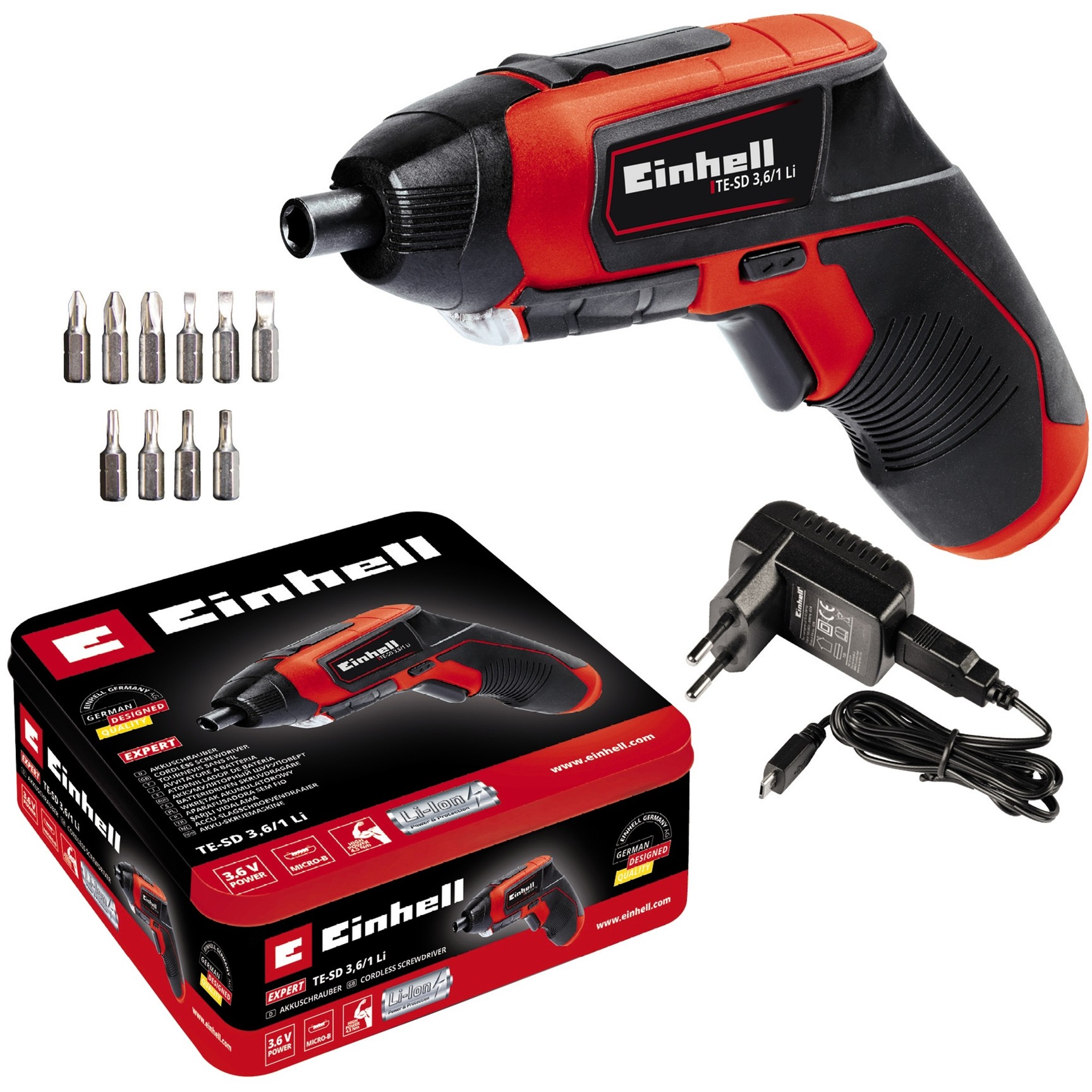 Einhell Akkuschrauber TE-SD 3,6/1 Li, 3,6Volt | 04006825622744 Einhell Akkuschrauber TE-SD 3,6/1 Li, 3,6Volt | 04006825622744