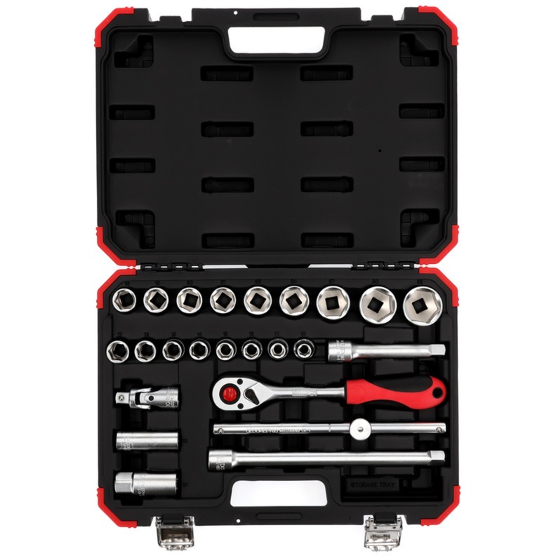 Red Steckschlüssel-Satz 1/2", 24-teilig