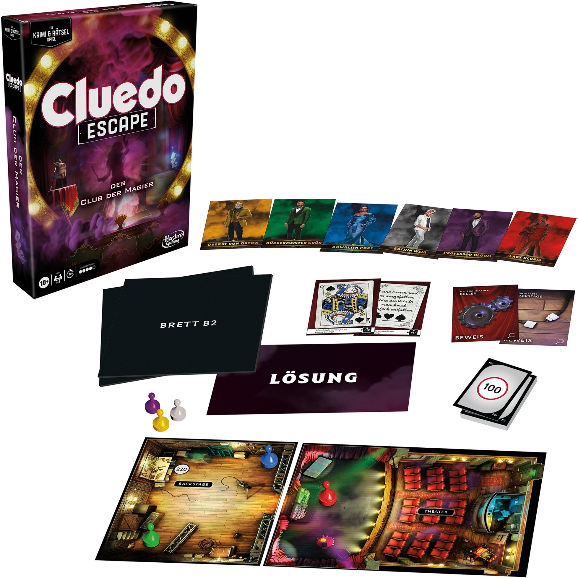 Cluedo Escape Der Club der Magier, Gesellschaftsspiel