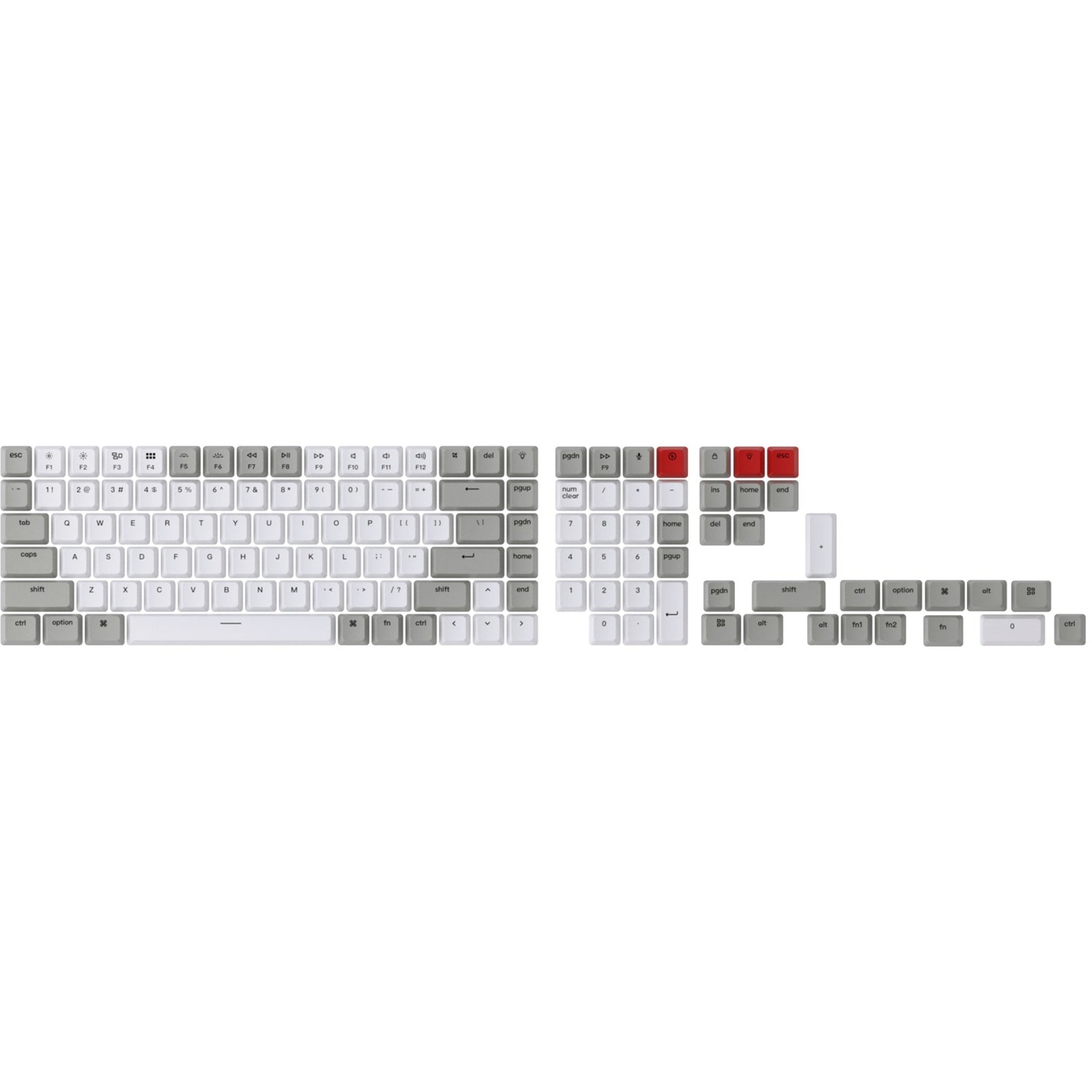 Keychron Double-Shot ABS Full Keycap-Set – Light Grey, Tastenkappe | 04897115557750 Keychron Double-Shot ABS Full Keycap-Set – Light Grey, Tastenkappe | 04897115557750