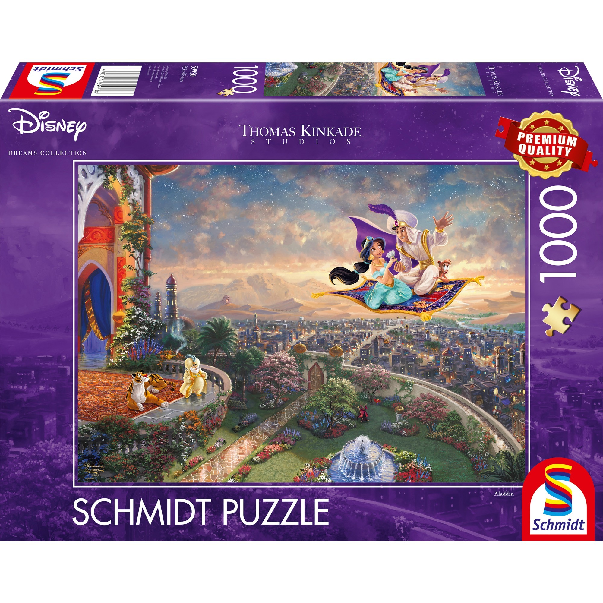 Thomas Kinkade Studios: Disney - Aladdin, Puzzle