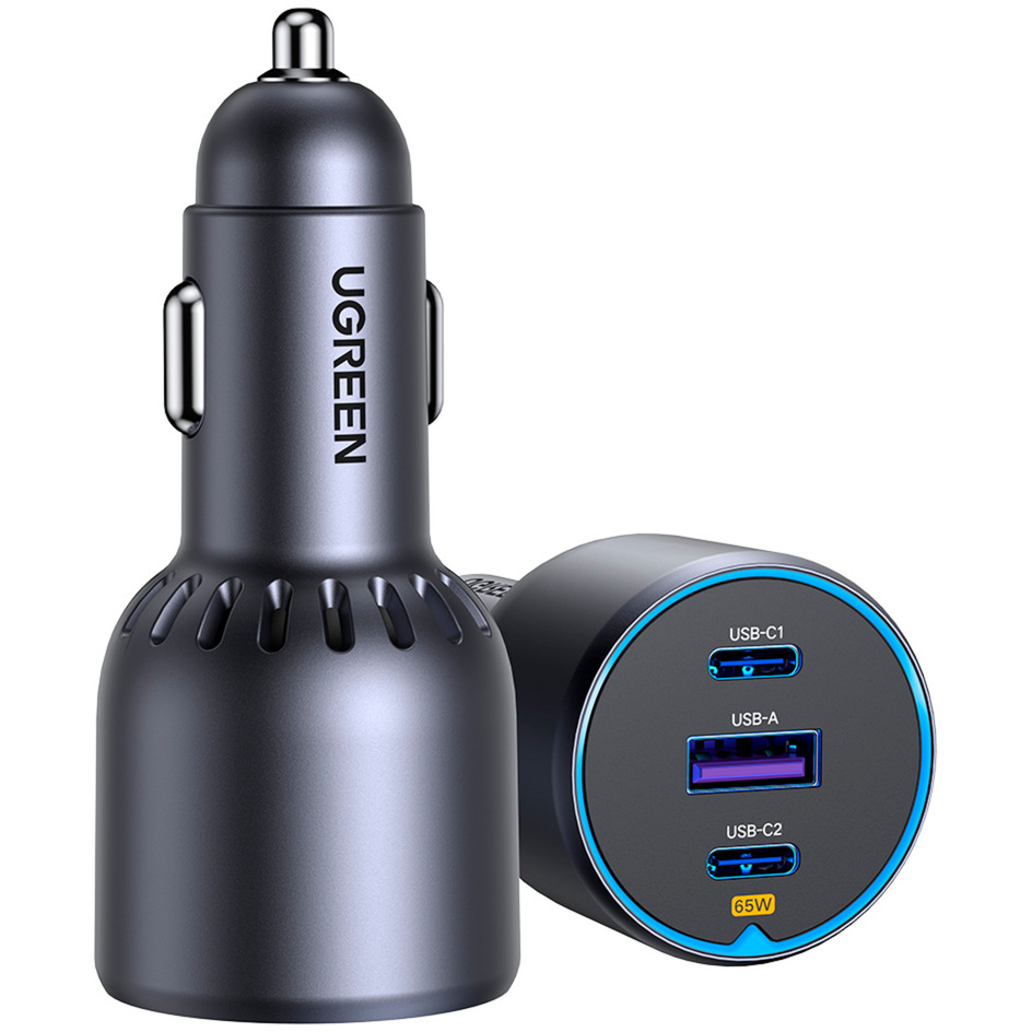 75W 3-Port Fast Car Charger EC703, Ladegerät