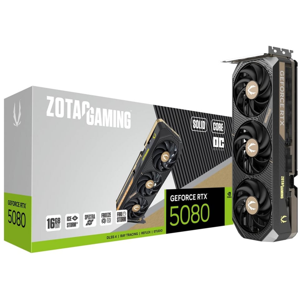 GeForce RTX 5080 SOLID CORE OC, Grafikkarte