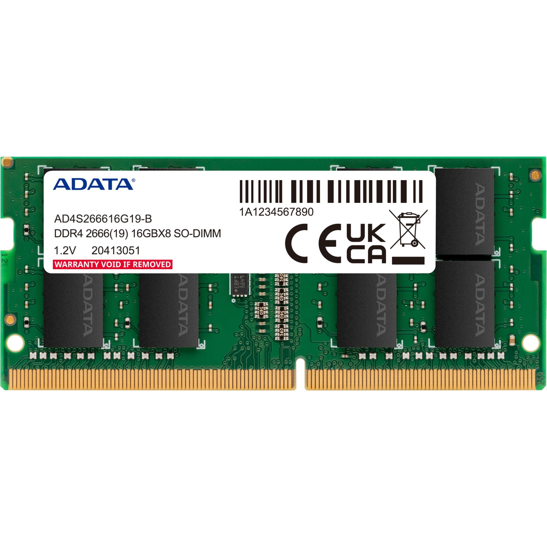 SO-DIMM 16 GB DDR4-2666 (1x 16 GB), Arbeitsspeicher