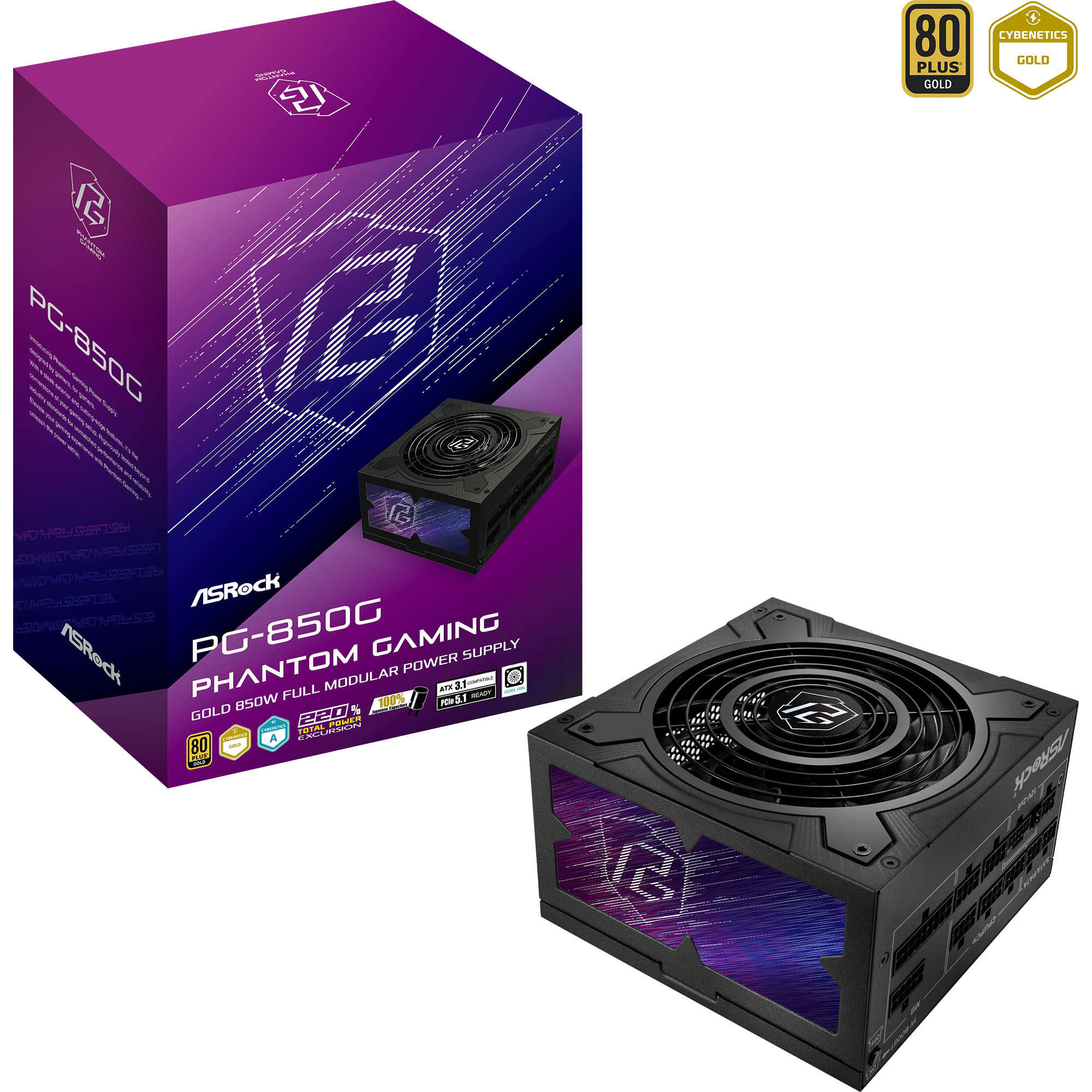 Phantom Gaming PG-850G, PC-Netzteil