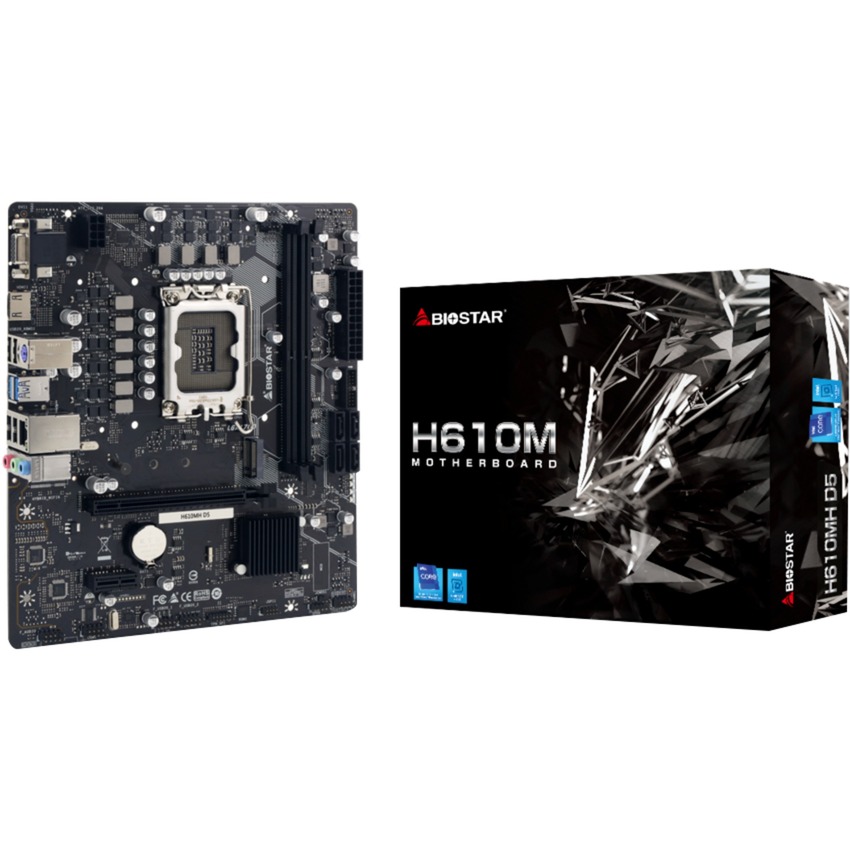 Biostar H610MH D5, Mainboard | 04712960686922 Biostar H610MH D5, Mainboard | 04712960686922