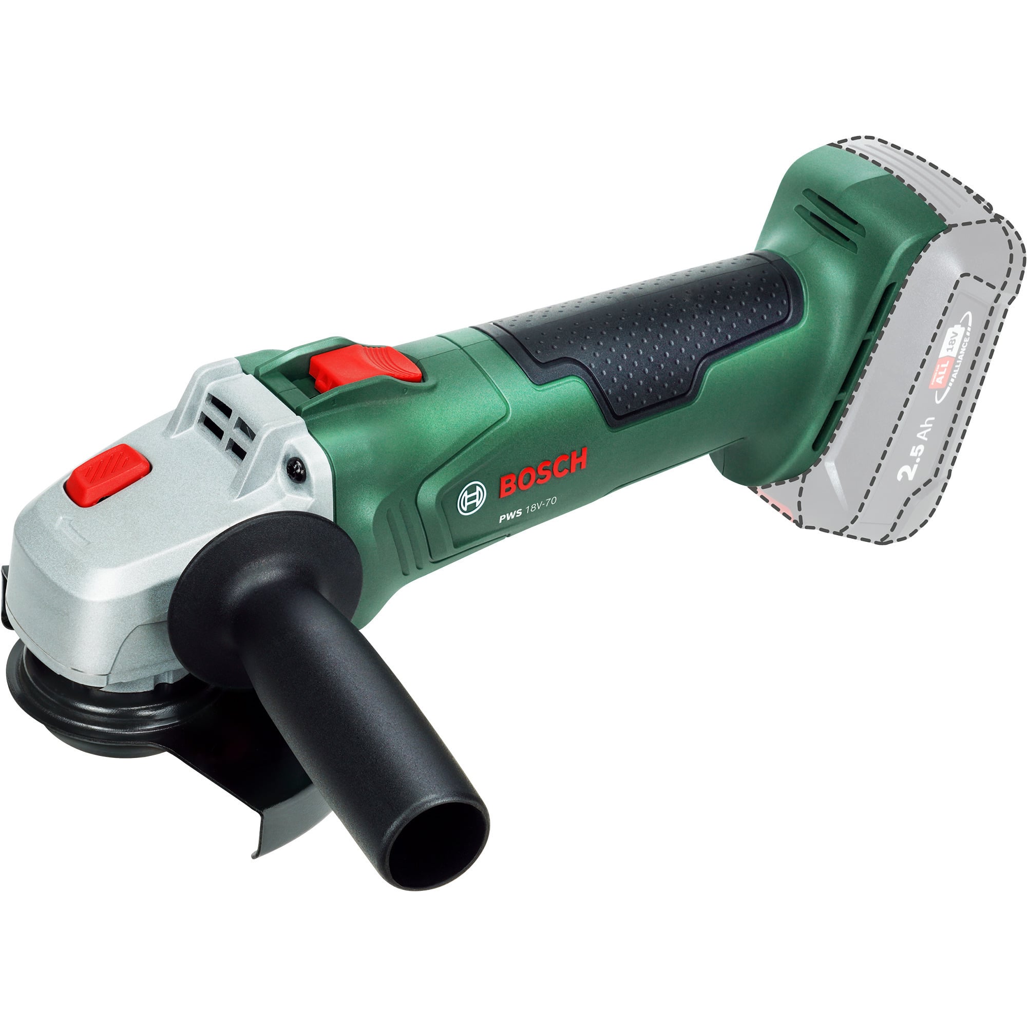 Akku-Winkelschleifer PWS 18V-70 solo, Ø 115mm