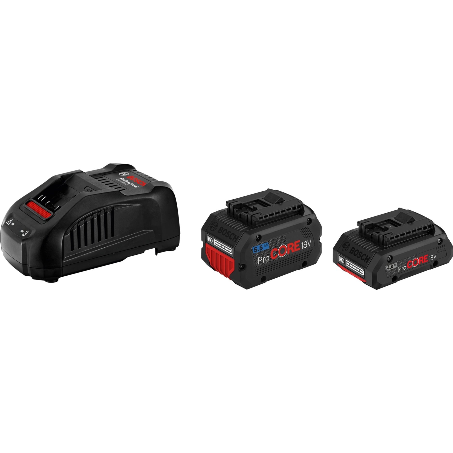 Starter-Set 18V, ProCORE 18V 4.0Ah + ProCORE 18V 5.5Ah + GAL 1880 CV Professional