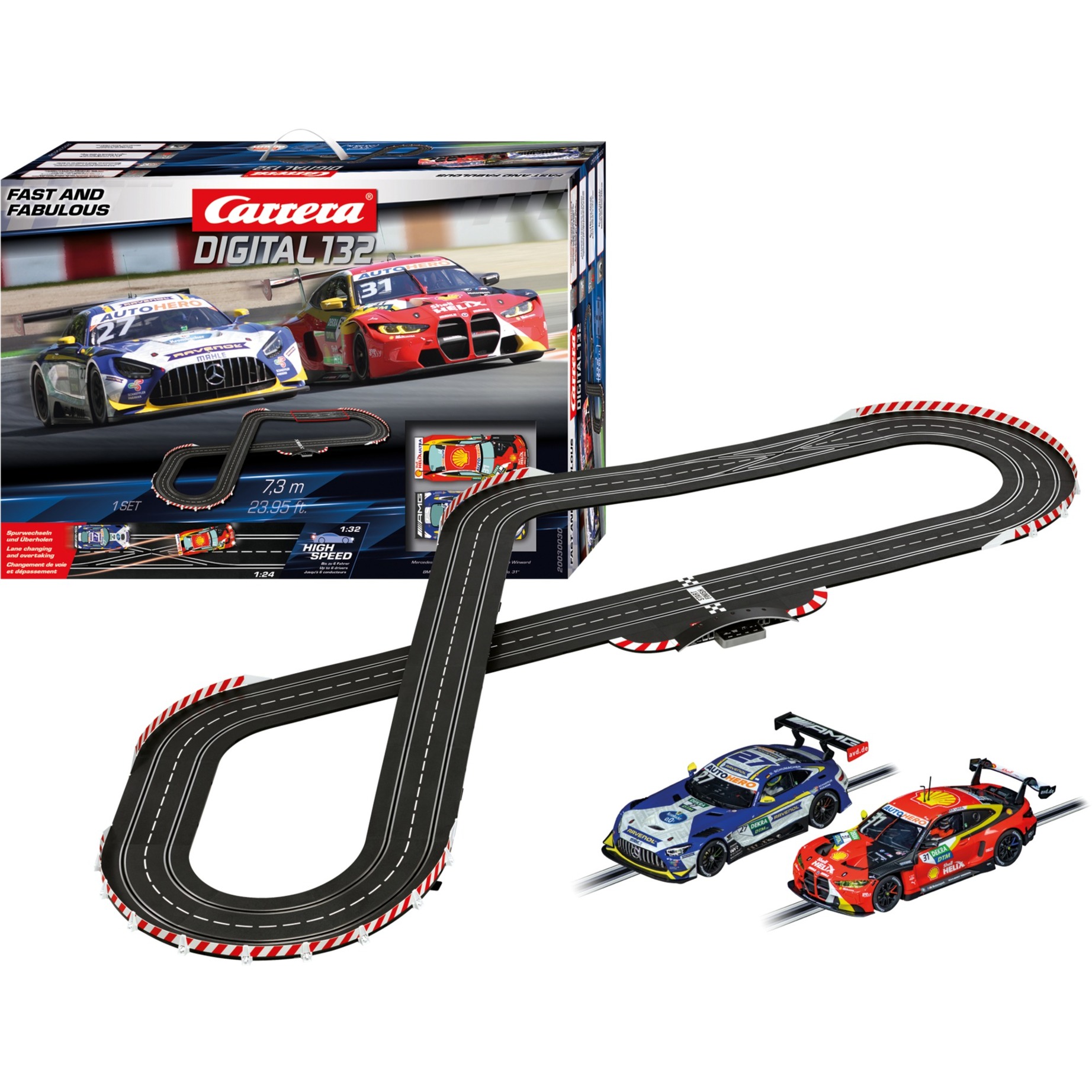 Carrera DIGITAL 132 DTM Fast and Fabulous, Rennbahn | 04007486300309 Carrera DIGITAL 132 DTM Fast and Fabulous, Rennbahn | 04007486300309