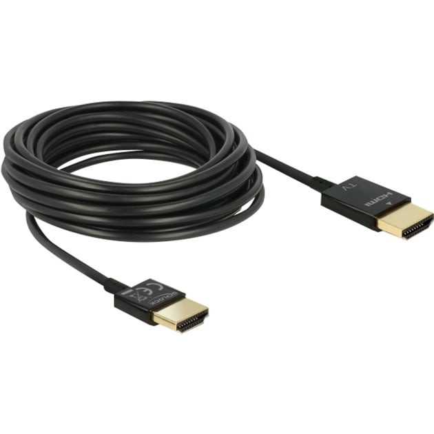Delock Kabel HMDI A Stecker > HDMI A Stecker High Speed 3D 4K Aktiv Slim | 04043619847747 Delock Kabel HMDI A Stecker > HDMI A Stecker High Speed 3D 4K Aktiv Slim | 04043619847747