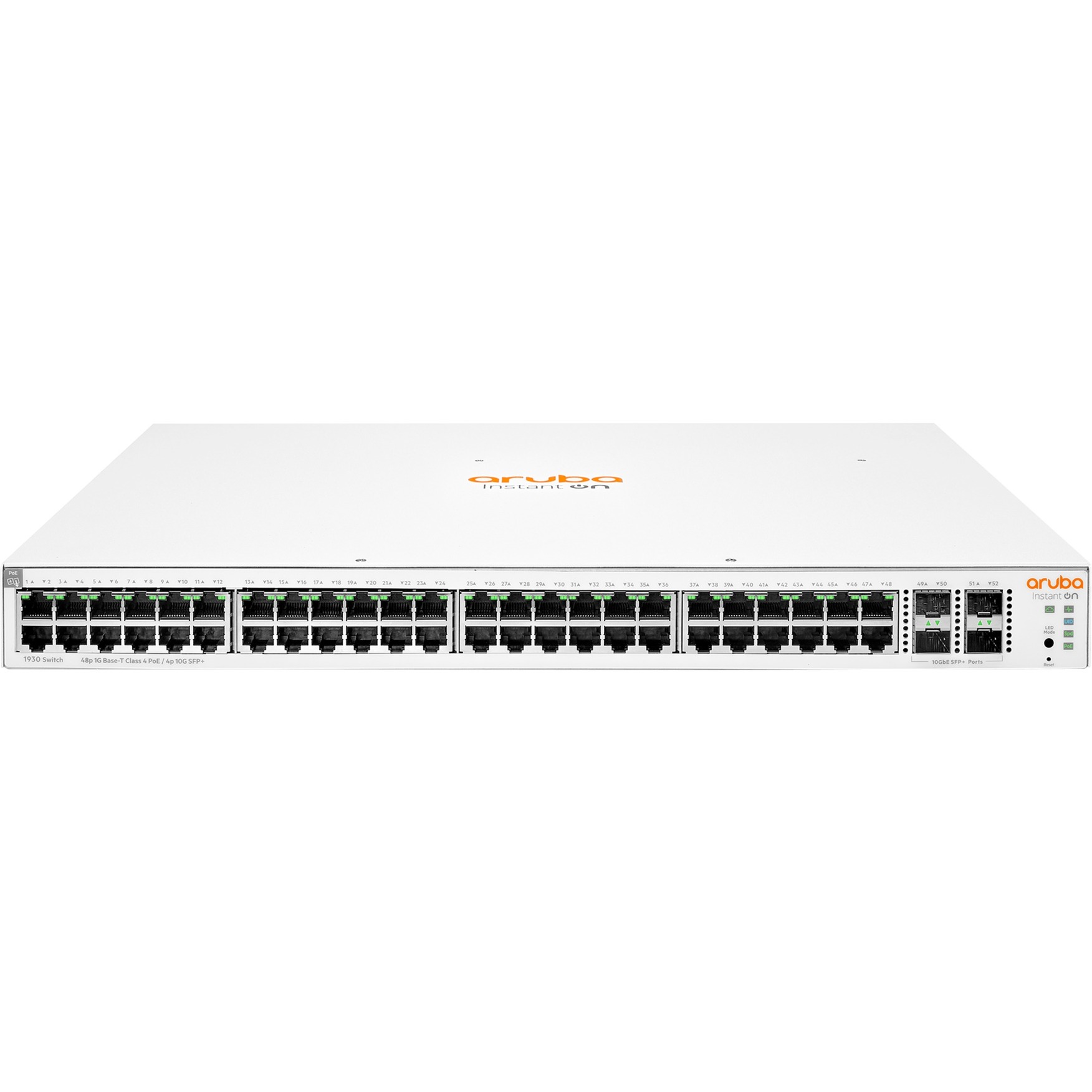 Networking Instant On Switch 48 Anschlüsse Gigabit CL4 PoE 4 Anschlüsse SFP+ 370 W 1930