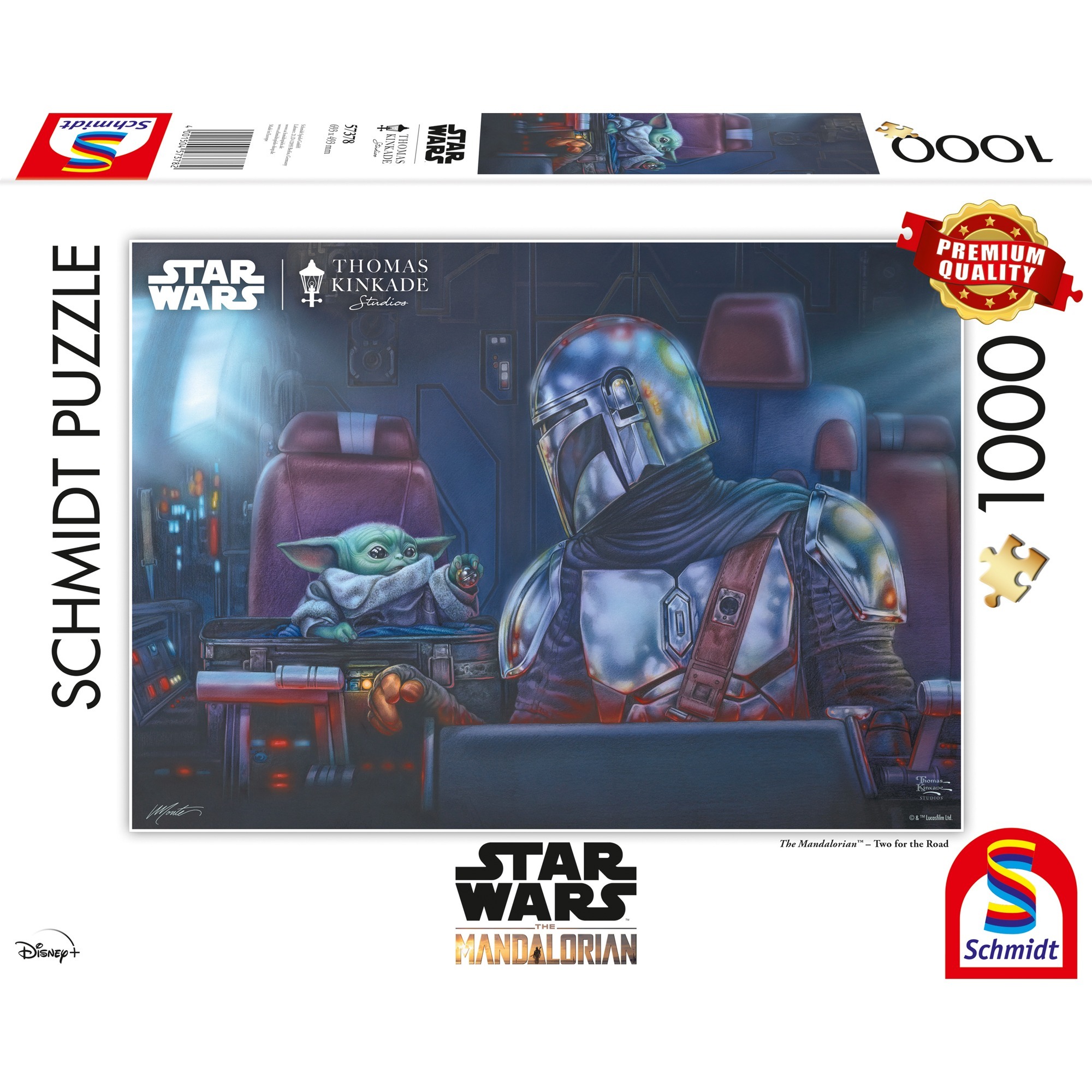 Thomas Kinkade Studios: Star Wars The Mandalorian – Two for the Road, Puzzle