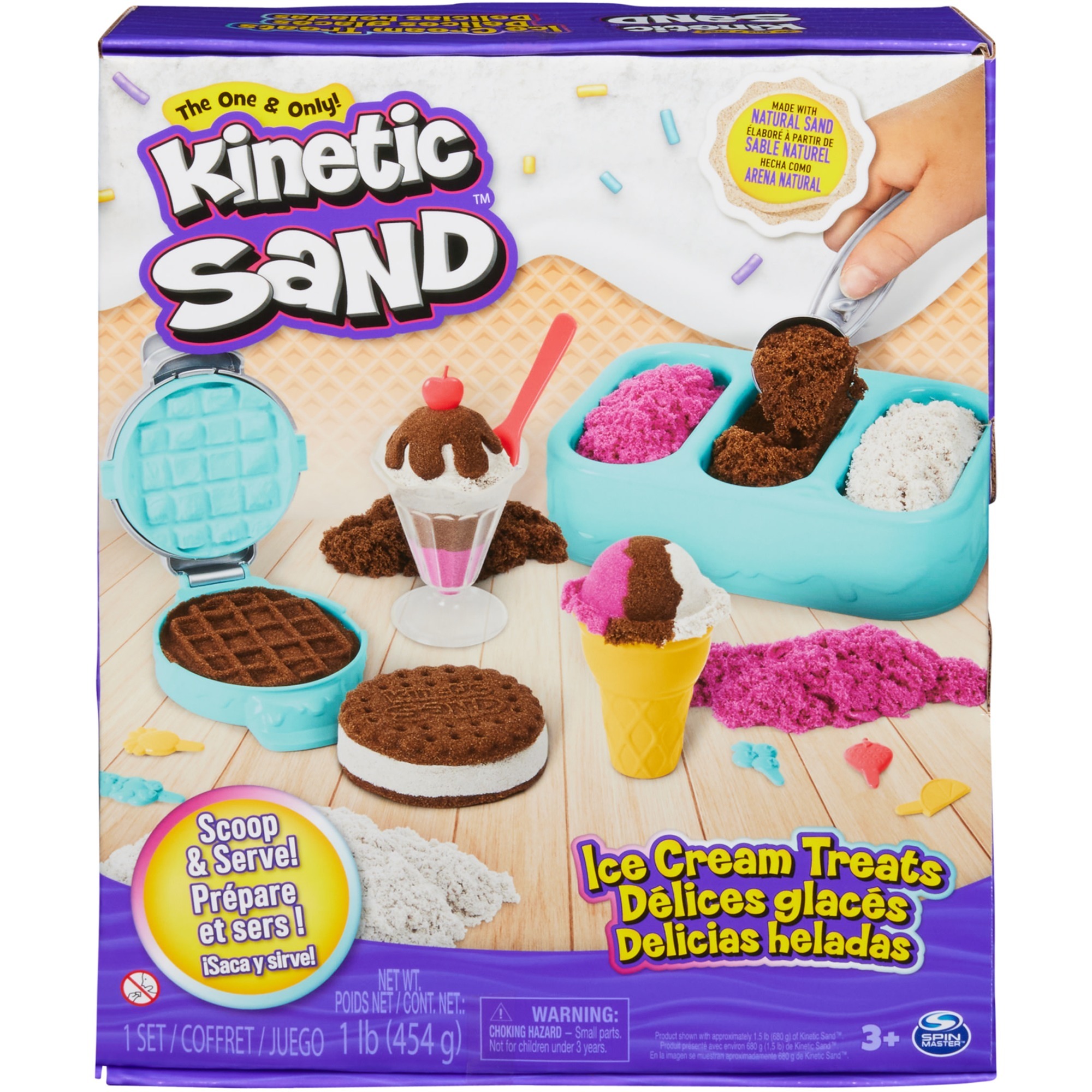 Kinetic Sand - Eiscreme Set, Spielsand