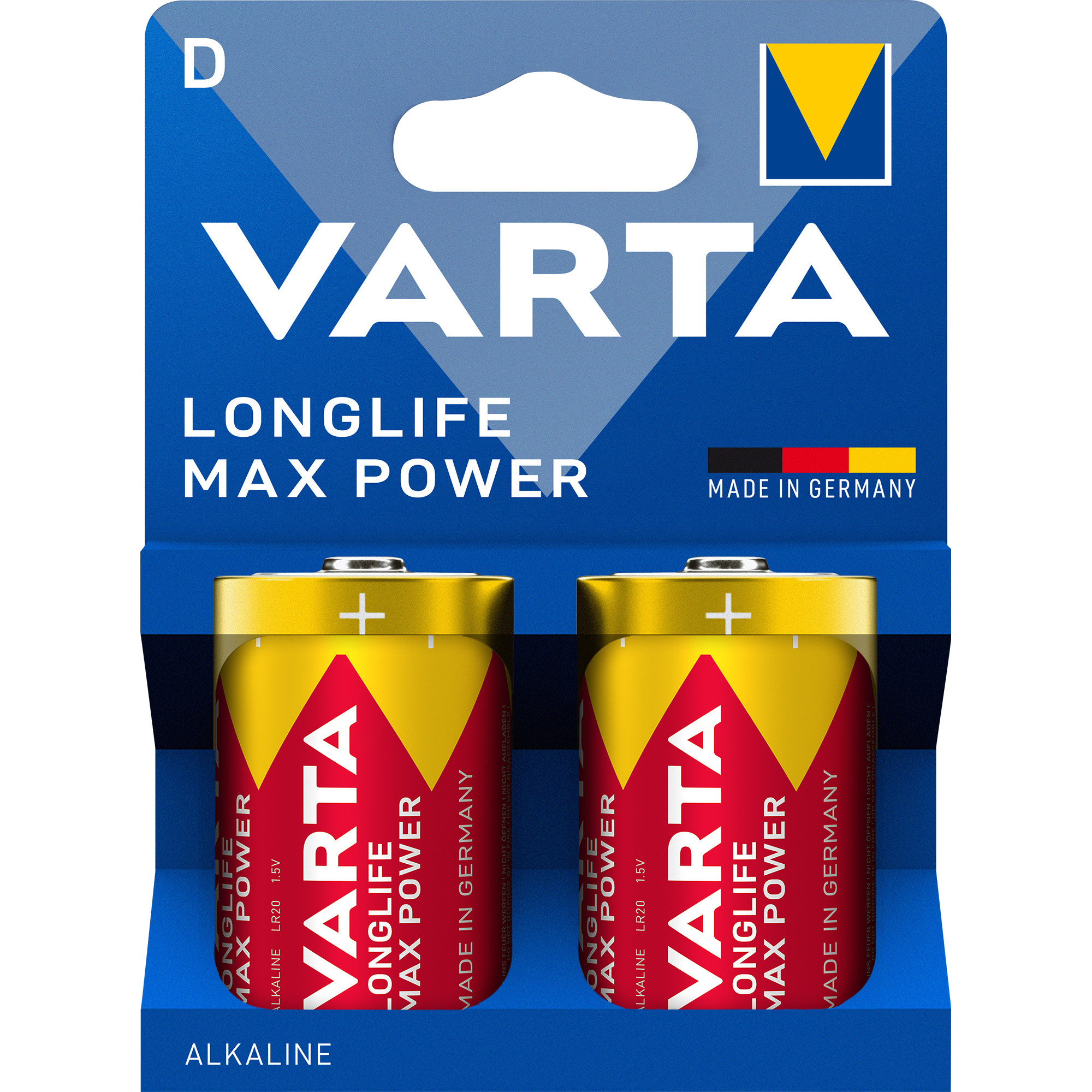 Longlife Max Power Batterie LR20, D (Mono)
