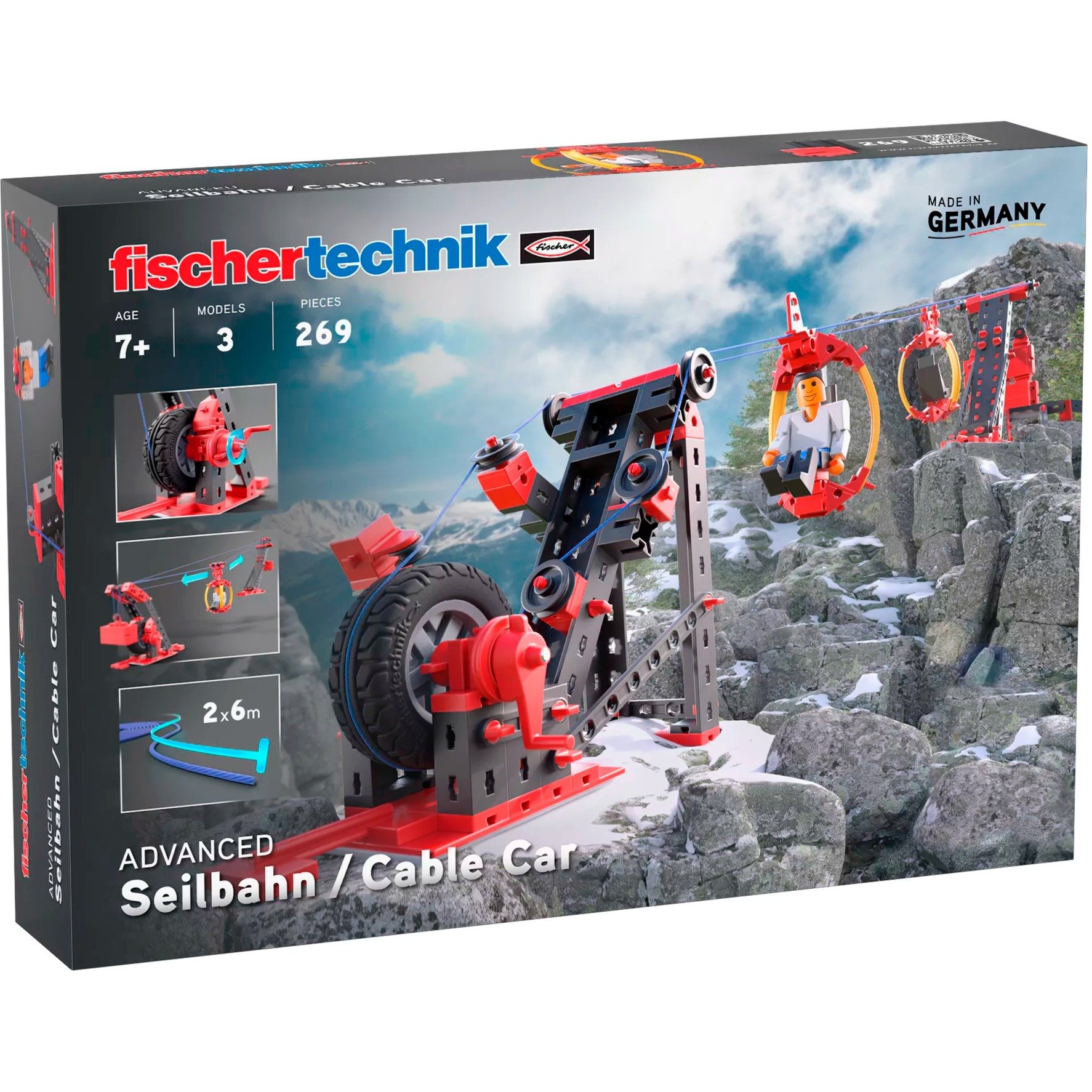 Fischertechnik Advanced Seilbahn, Konstruktionsspielzeug | 04048962458558 Fischertechnik Advanced Seilbahn, Konstruktionsspielzeug | 04048962458558