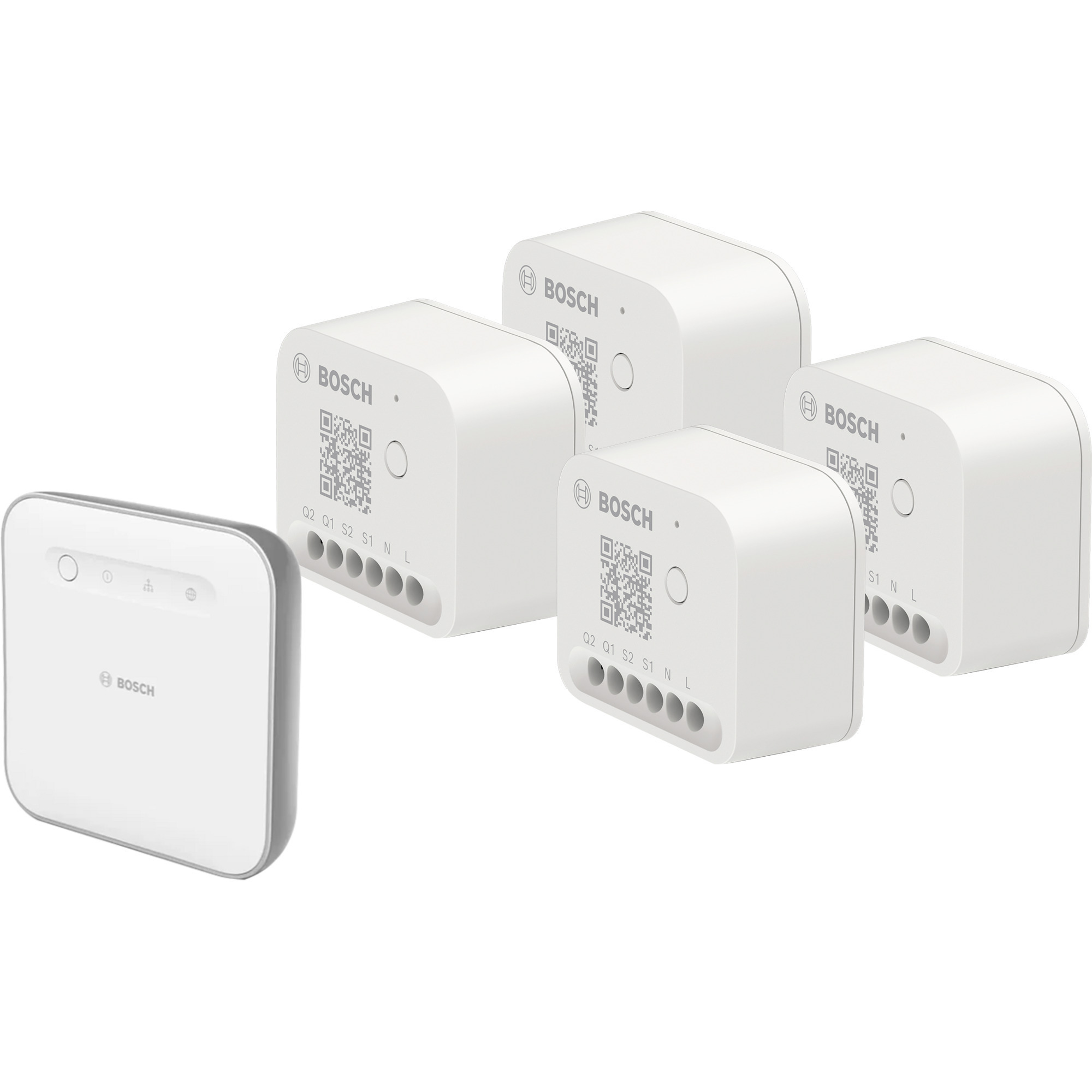 Smart Home Starterset mit 4 Licht-/Rollladensteuerungen