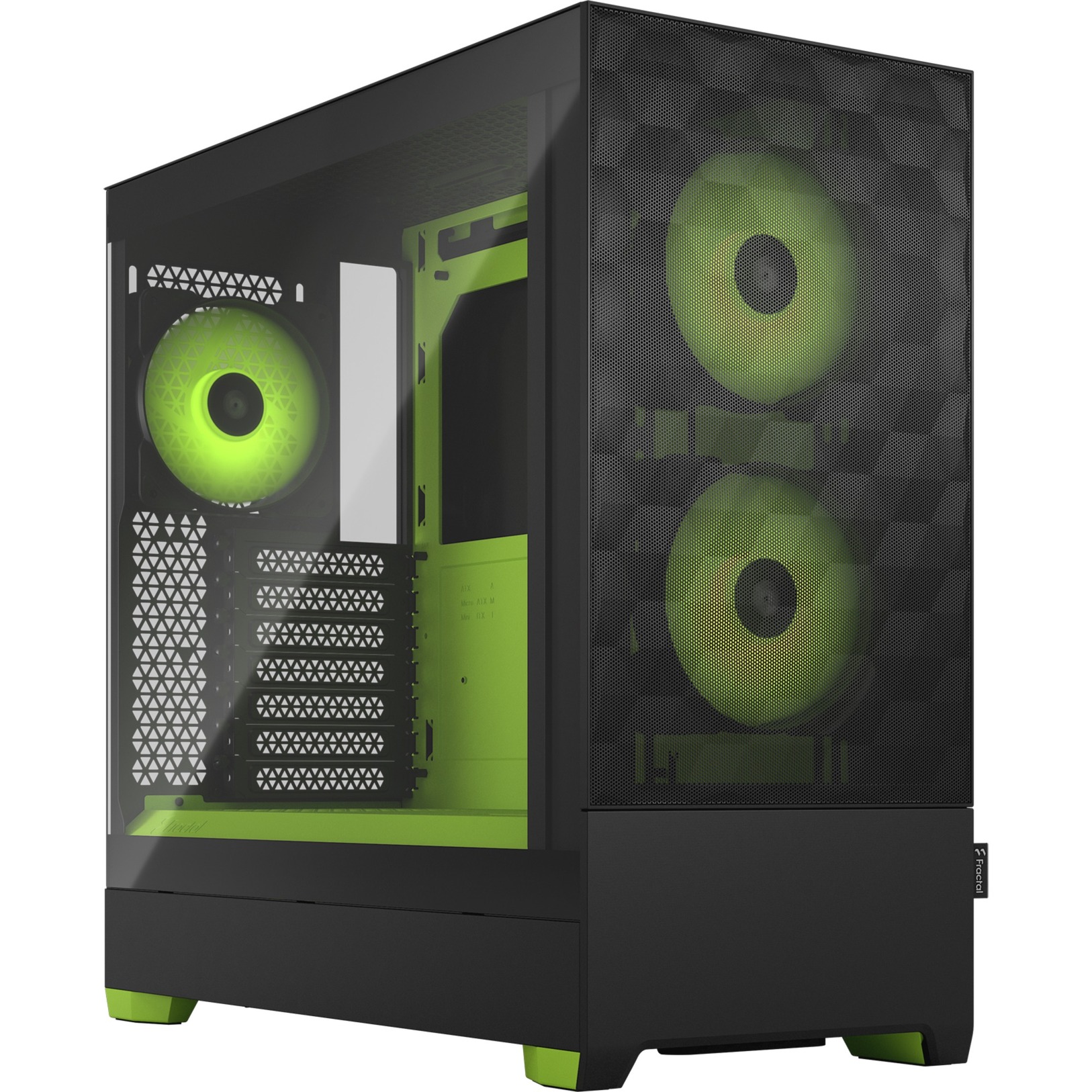 Fractal Design Pop Air RGB Green Core TG Clear Tint, Tower-Gehäuse | 07340172703013 Fractal Design Pop Air RGB Green Core TG Clear Tint, Tower-Gehäuse | 07340172703013