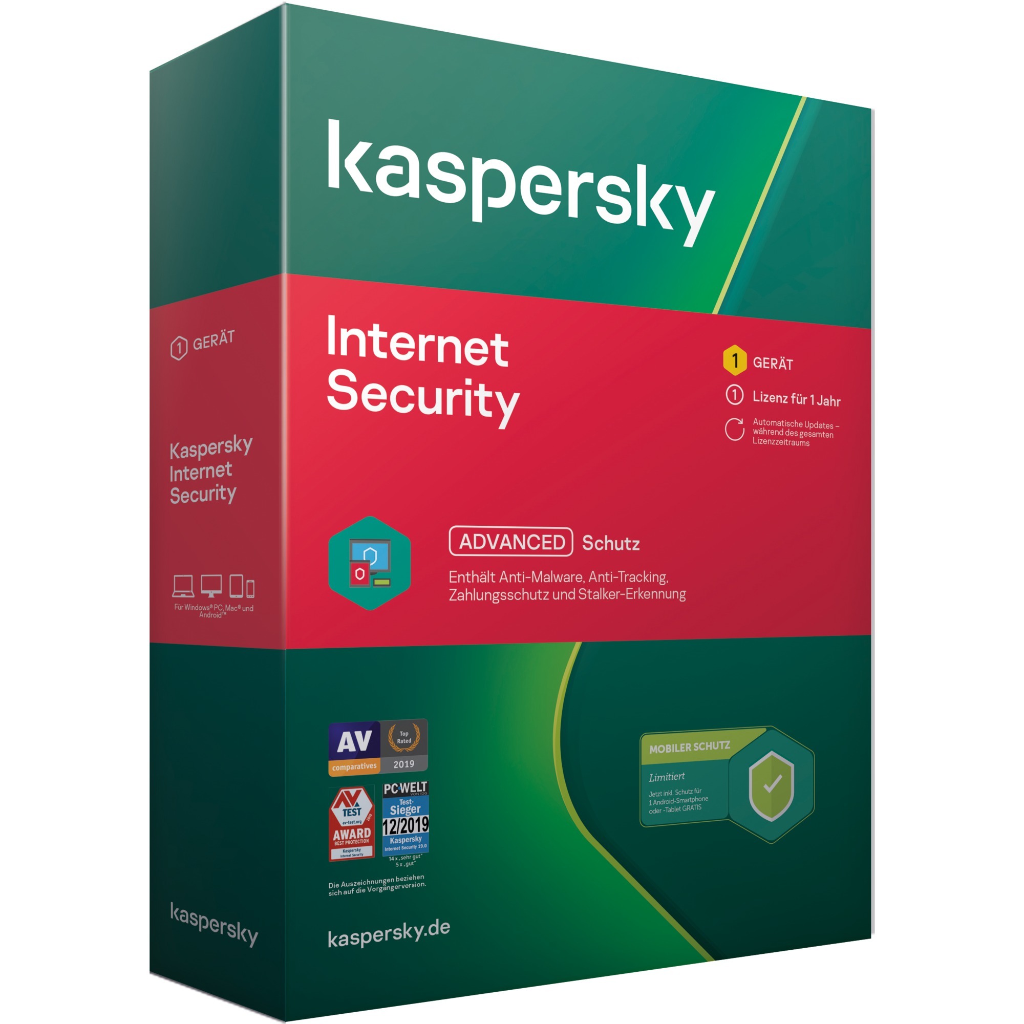 Kaspersky Internet-Security + Android , Sicherheit-Software | 05060527449992 Kaspersky Internet-Security + Android , Sicherheit-Software | 05060527449992
