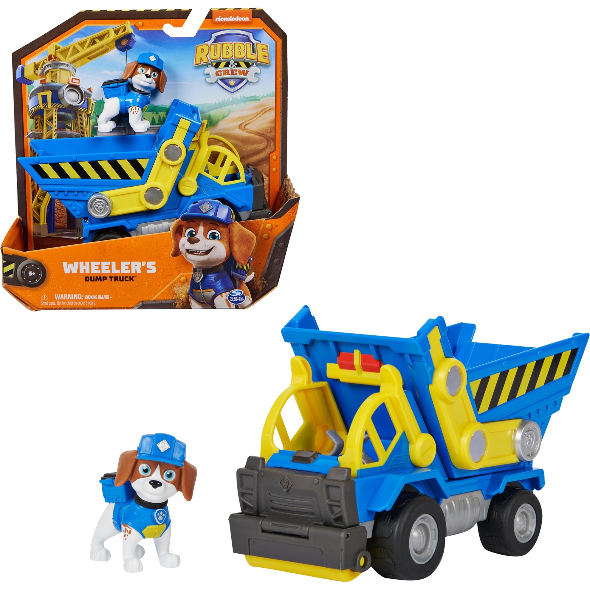 Spin Master Rubble & Crew – Kipplaster-Baufahrzeug mit Wheeler-Figur, Spielfahrzeug | 00778988456941 Spin Master Rubble & Crew – Kipplaster-Baufahrzeug mit Wheeler-Figur, Spielfahrzeug | 00778988456941