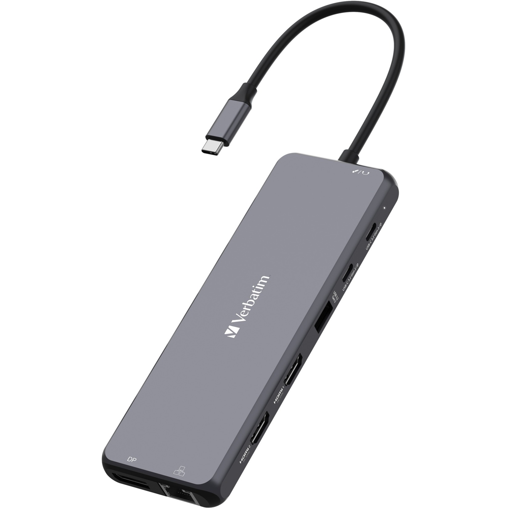 Verbatim USB-C Pro Multiport-Hub CMH-13, 13 Port, Dockingstation | 00023942321538 Verbatim USB-C Pro Multiport-Hub CMH-13, 13 Port, Dockingstation | 00023942321538