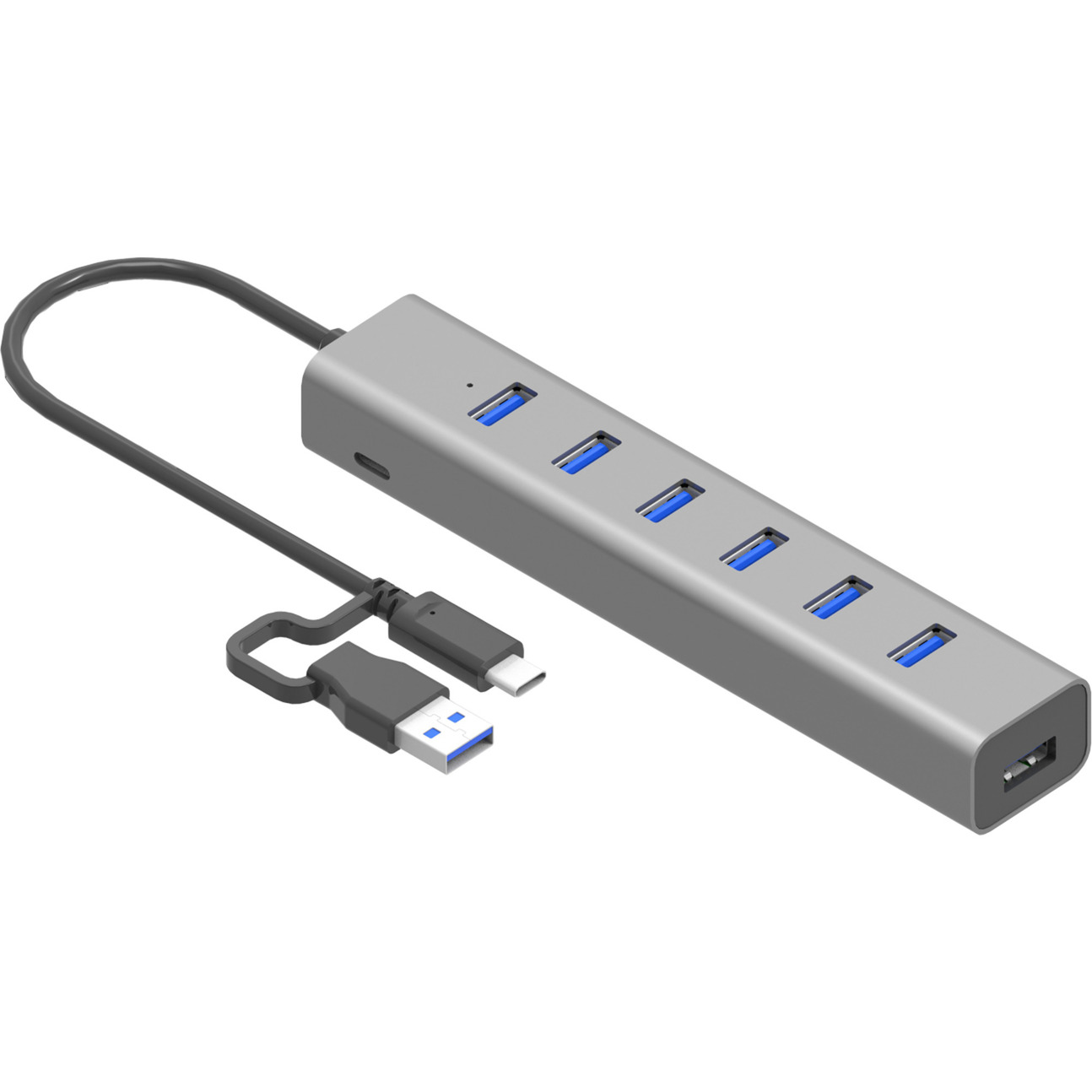 USB-C Charging Metal HUB 7 Port, USB-Hub