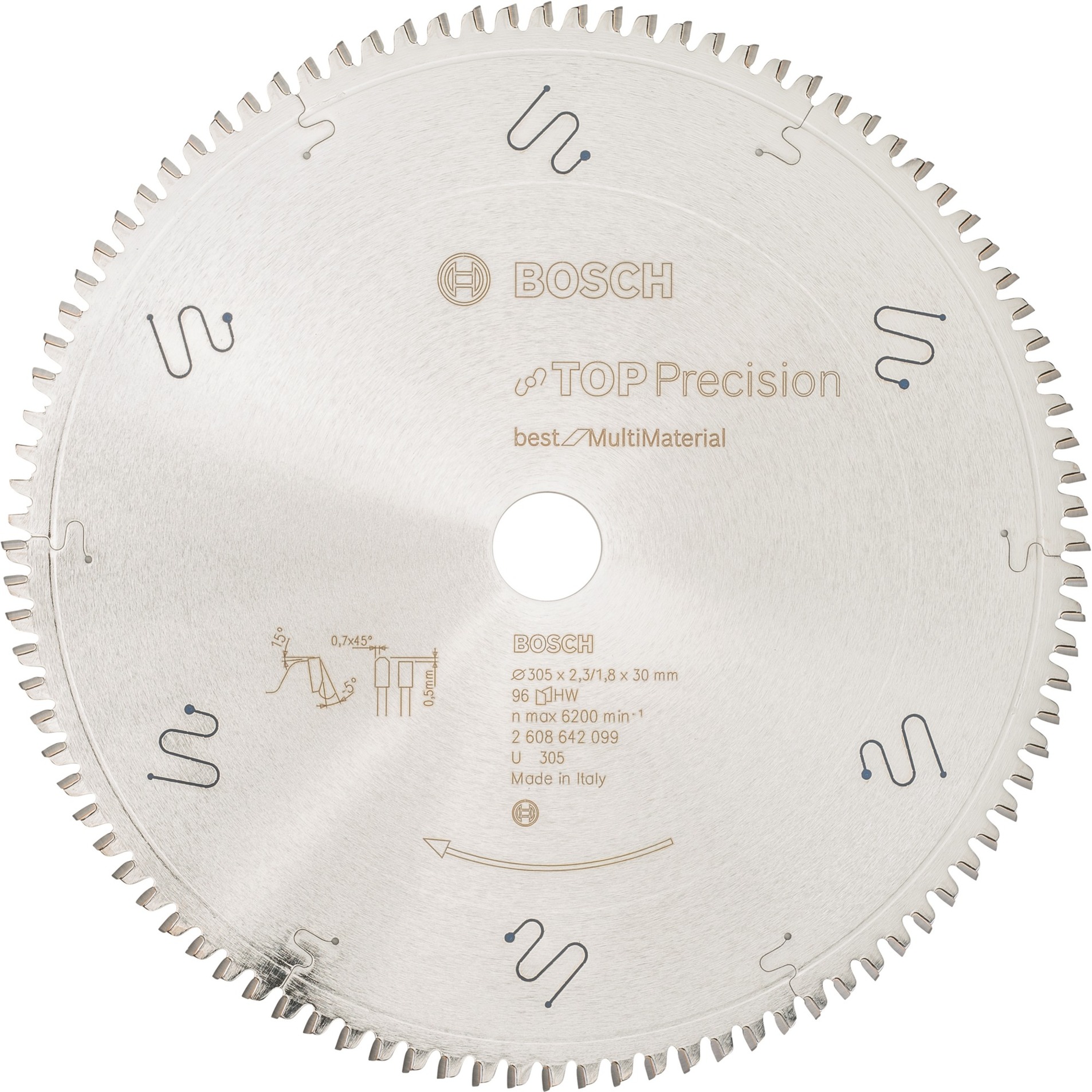 Kreissägeblatt Best for Multi Material, Ø 305mm, 96Z
