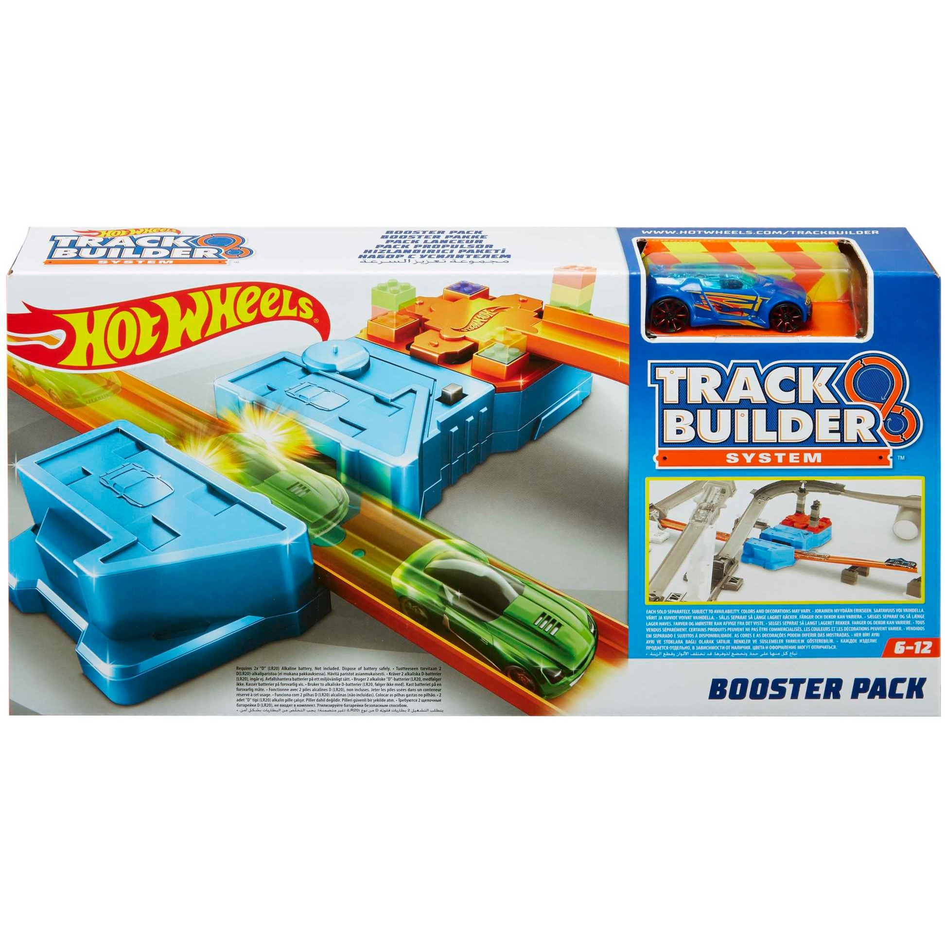Hot Wheels Track Builder Beschleuniger-Spielset, Rennbahn | 00887961719963 Hot Wheels Track Builder Beschleuniger-Spielset, Rennbahn | 00887961719963