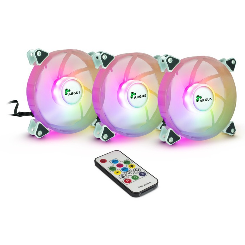 Argus RGB-Fan Set RS-06 120x120x25, Gehäuselüfter