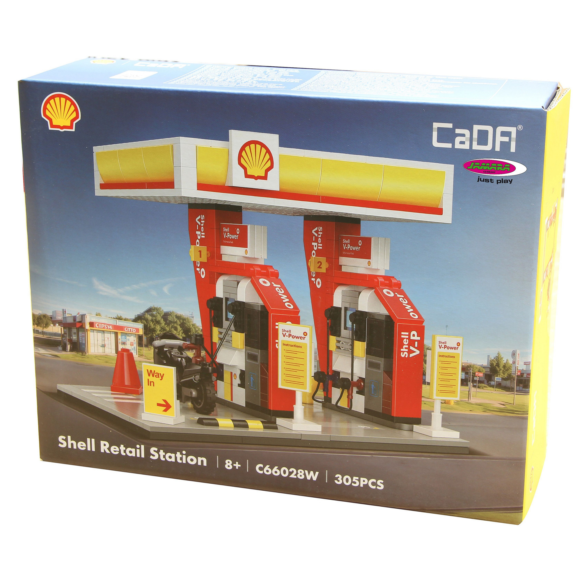 Shell Tankstelle Bausteine, Baukasten