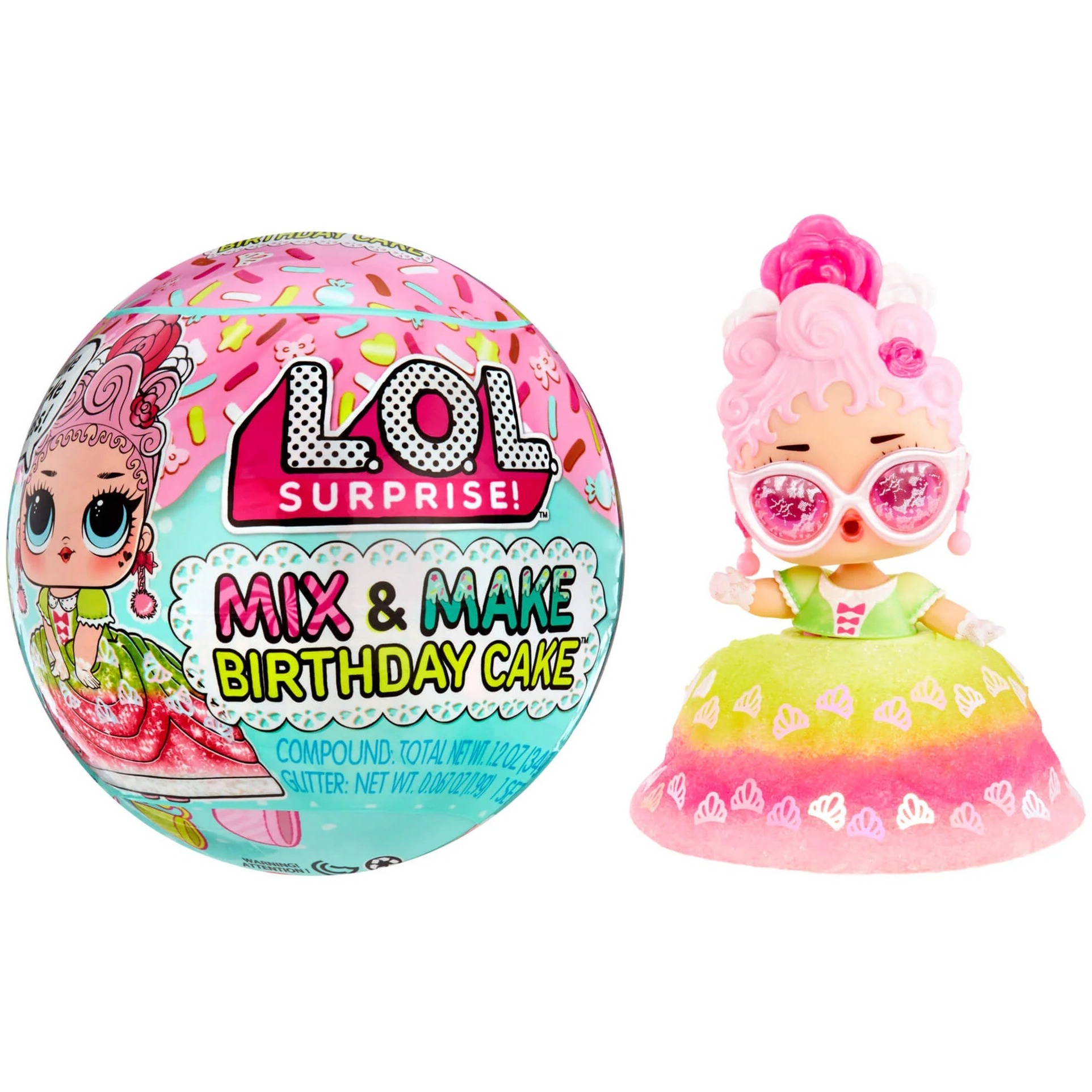MGA Entertainment L.O.L. Surprise Mix & Make Birthday Cake Tots, Spielfigur | 00035051593140 MGA Entertainment L.O.L. Surprise Mix & Make Birthday Cake Tots, Spielfigur | 00035051593140