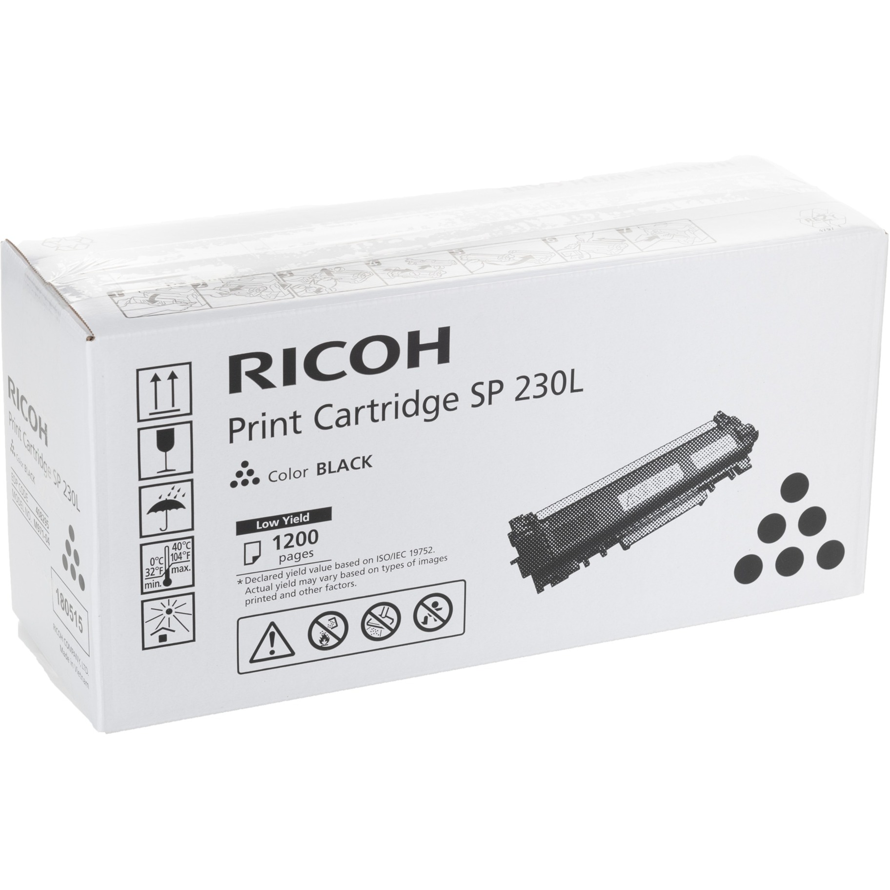 Ricoh Original Type SP230L Toner schwarz 1.200 Seiten für SP 230DNw/SFNw
