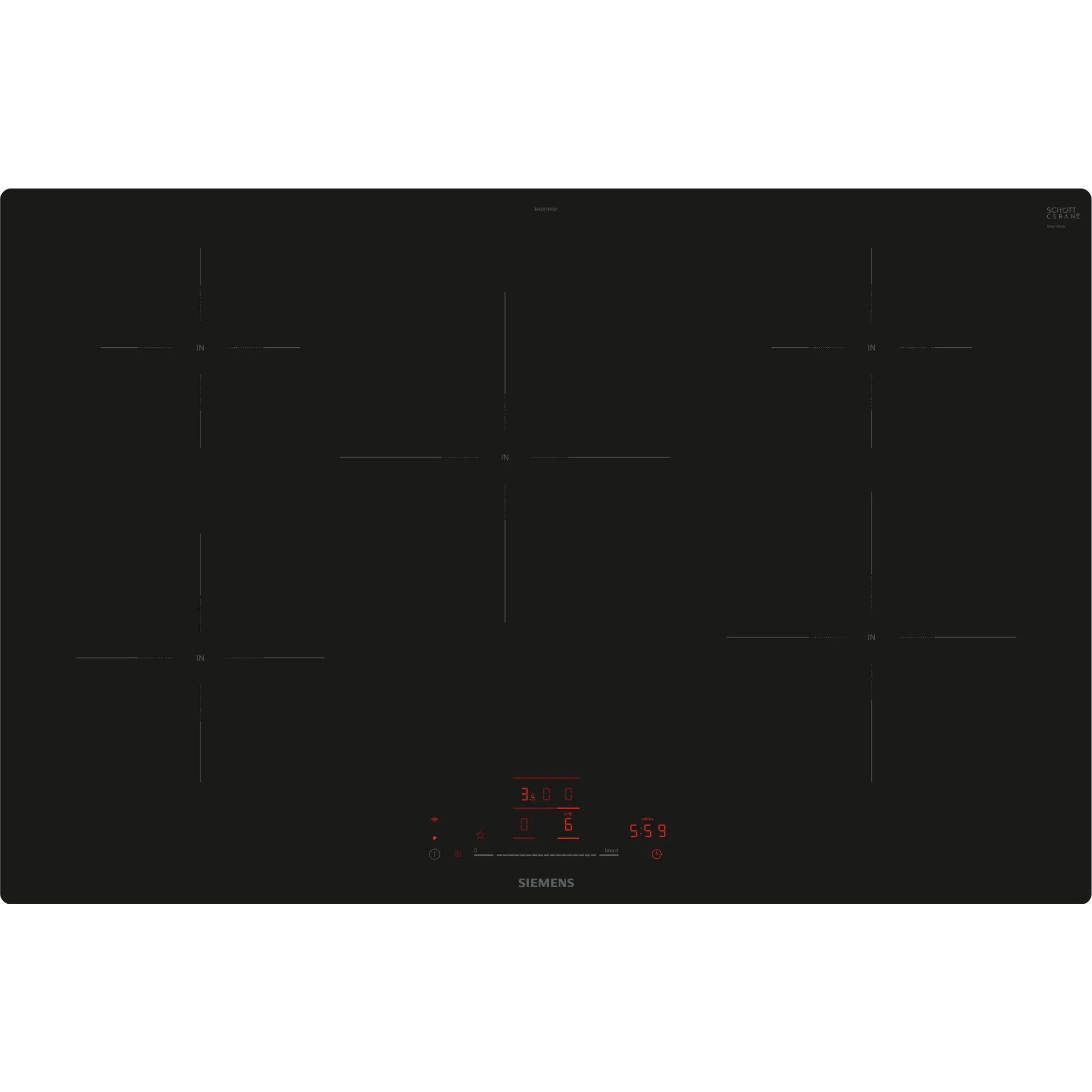 Siemens EH801HVB1E iQ100, Autarkes Kochfeld | 04242003935361 Siemens EH801HVB1E iQ100, Autarkes Kochfeld | 04242003935361