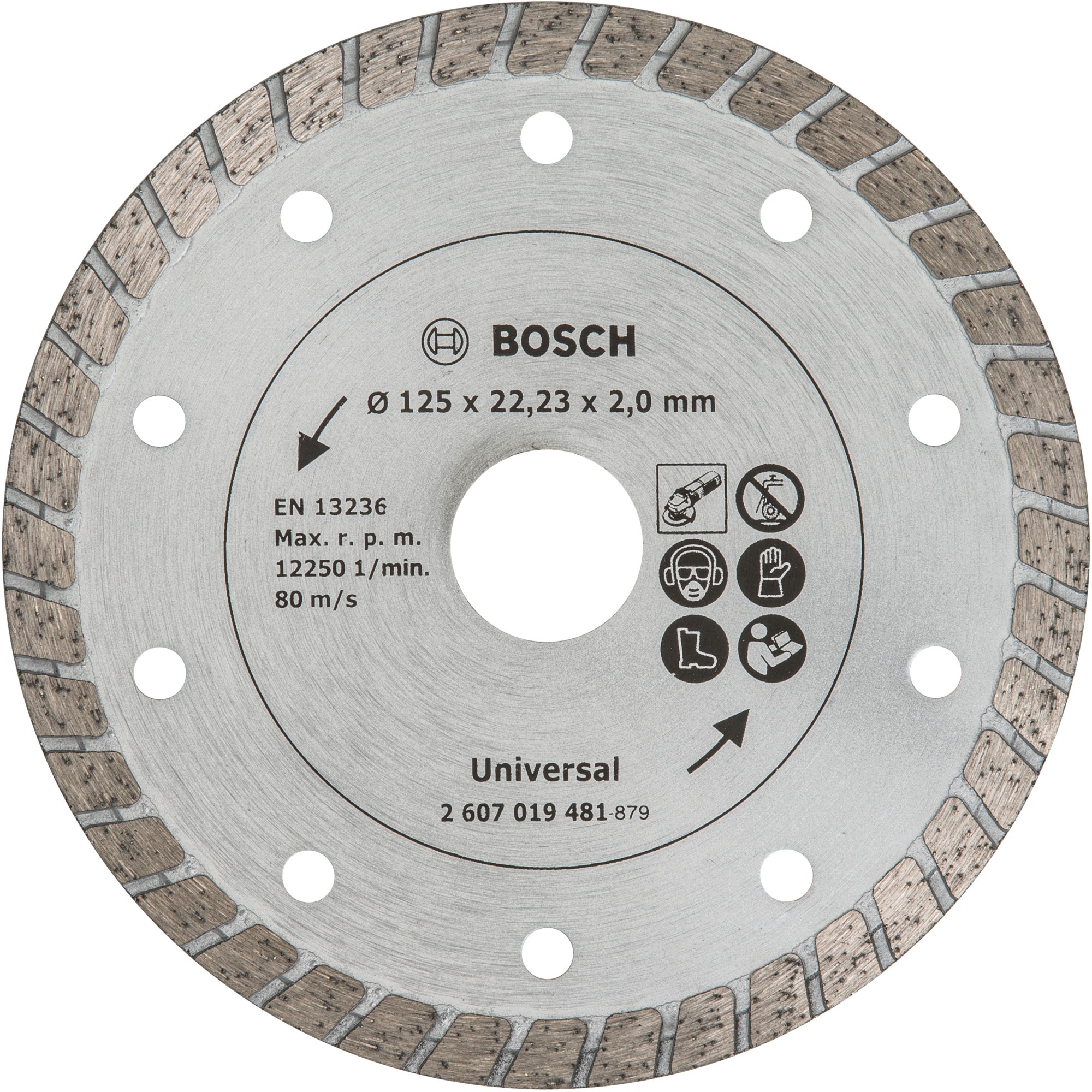 Diamanttrennscheibe Turbo, Ø 125mm