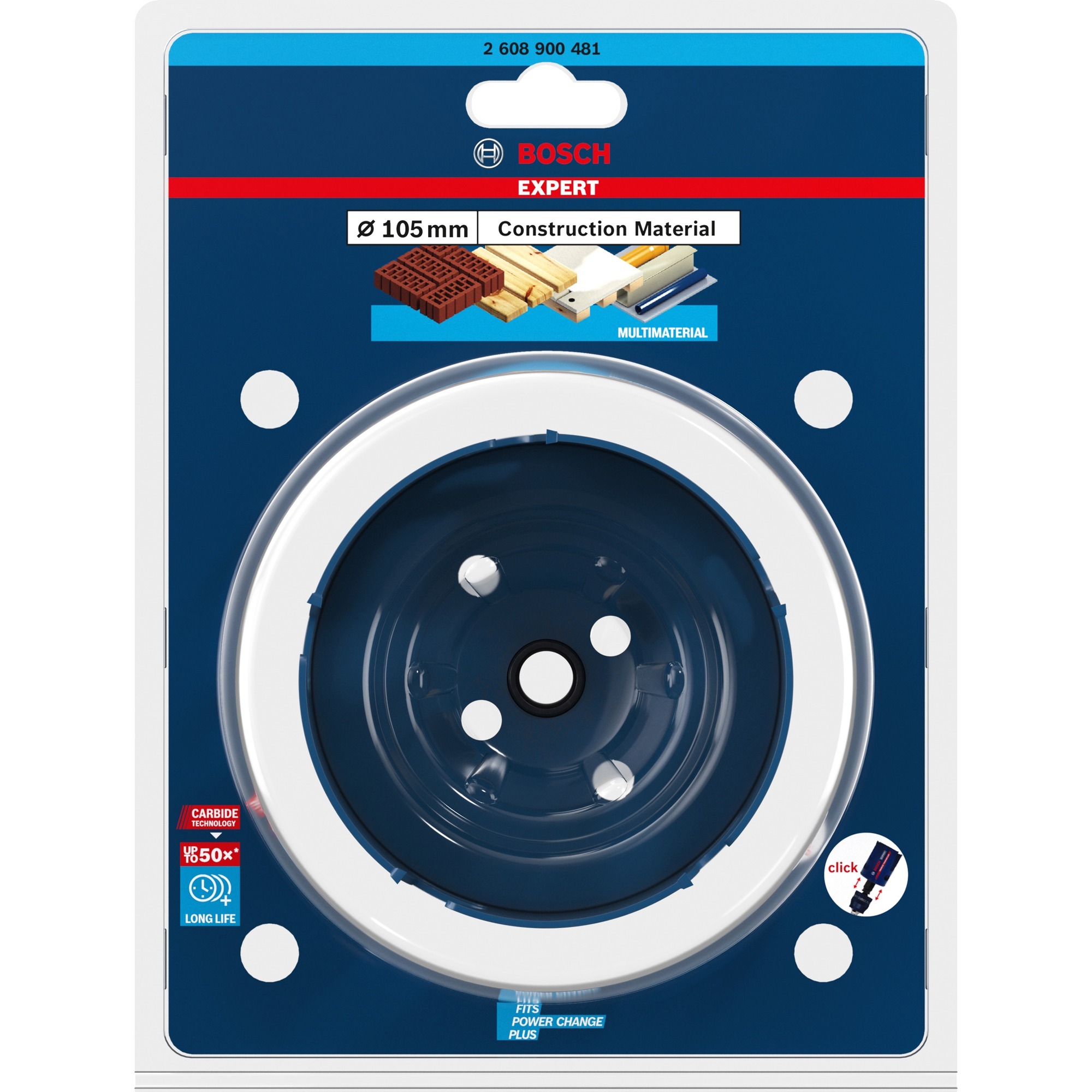 EXPERT Lochsäge Construction Material PC Plus, Ø 105mm