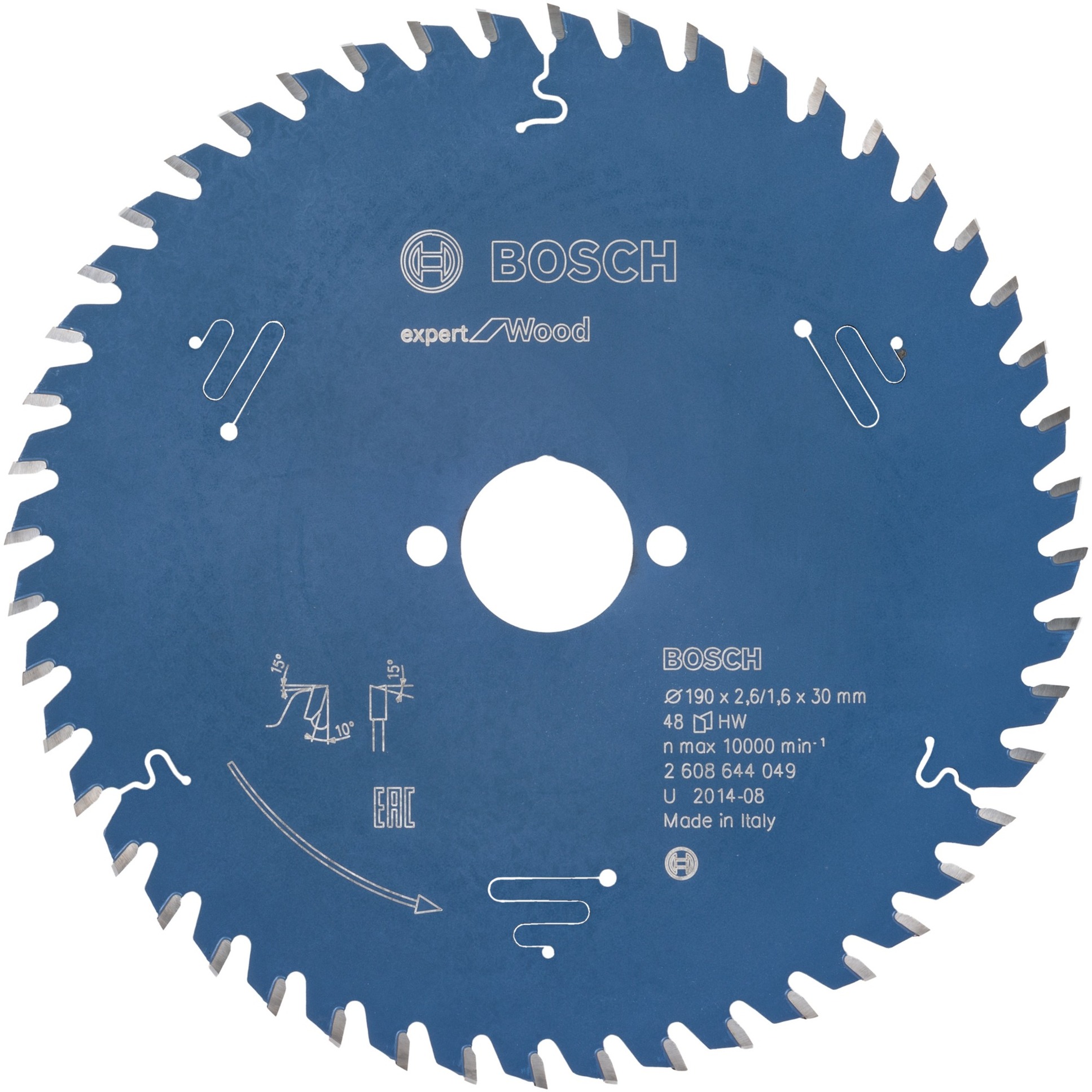 EXPERT Wood Kreissägeblatt, Ø 190mm, 48Z