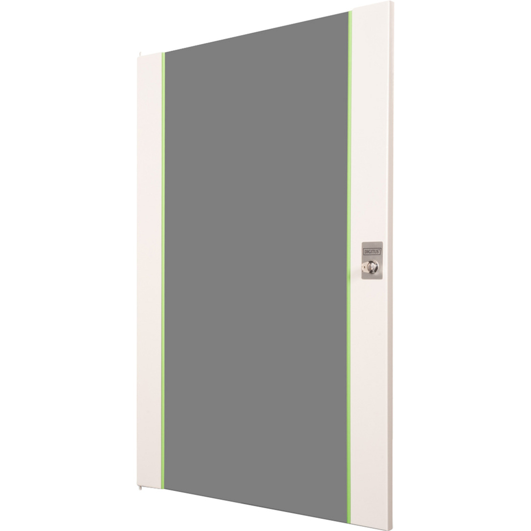 Glas-Fronttür für 19" 20HE Wandgehäuse Unique Serie, Frontpanel