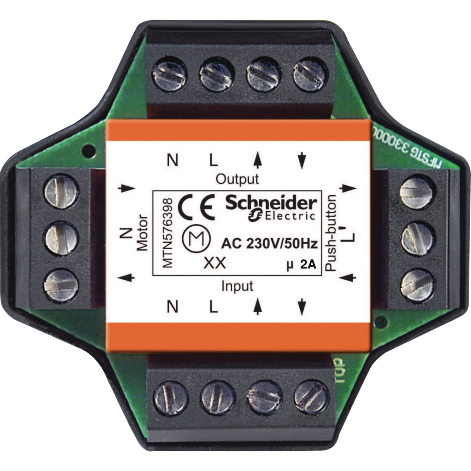 Steuerrelais 6 Ampere, Wechselstrom 250 Volt, Typ 576398, Unterputzmontage