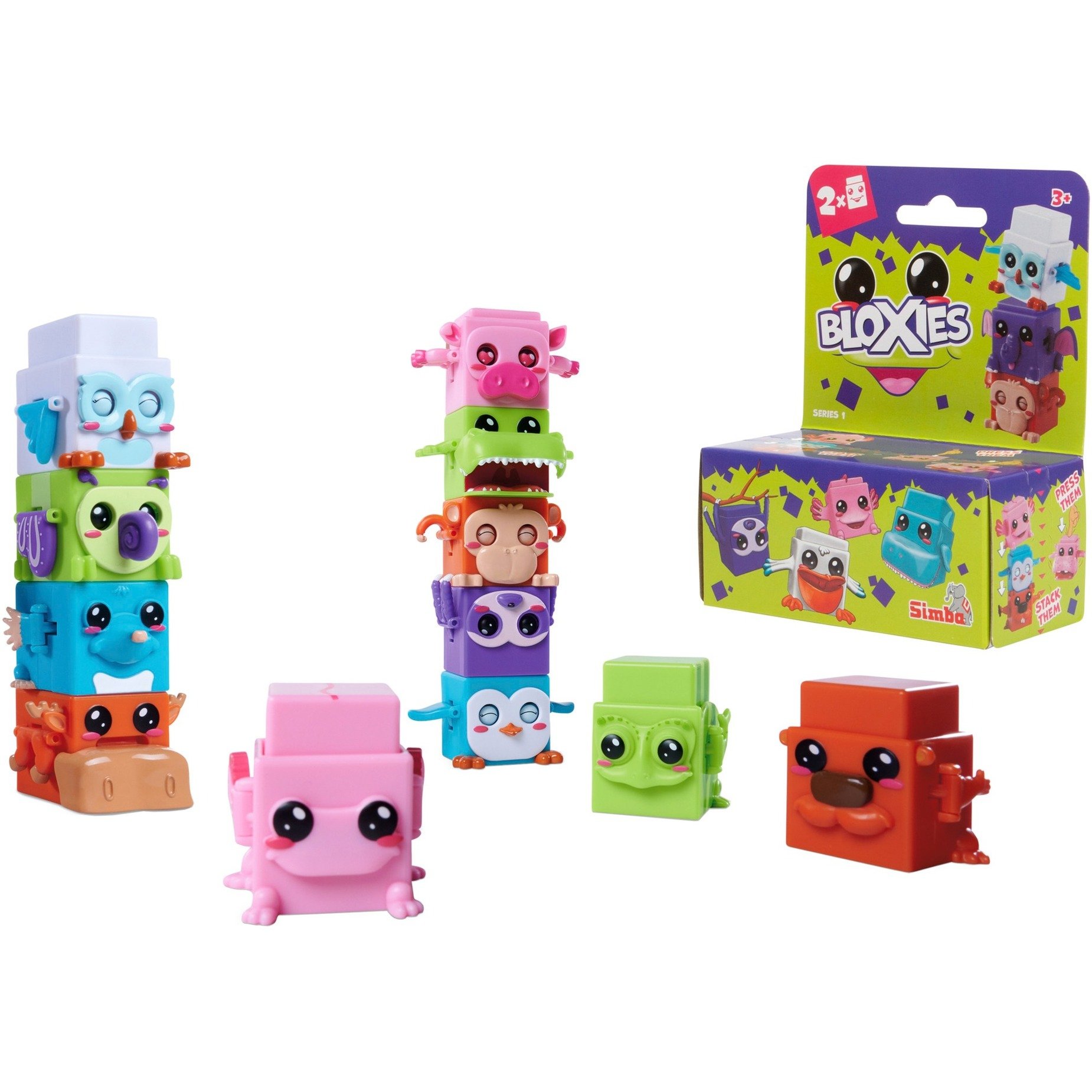 Simba Bloxies Spielfiguren Serie 1 (2er-Pack) | 04006592090098 Simba Bloxies Spielfiguren Serie 1 (2er-Pack) | 04006592090098